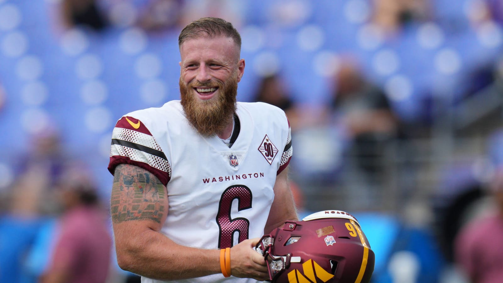 Commanders have not made much use of kicker Joey Slye