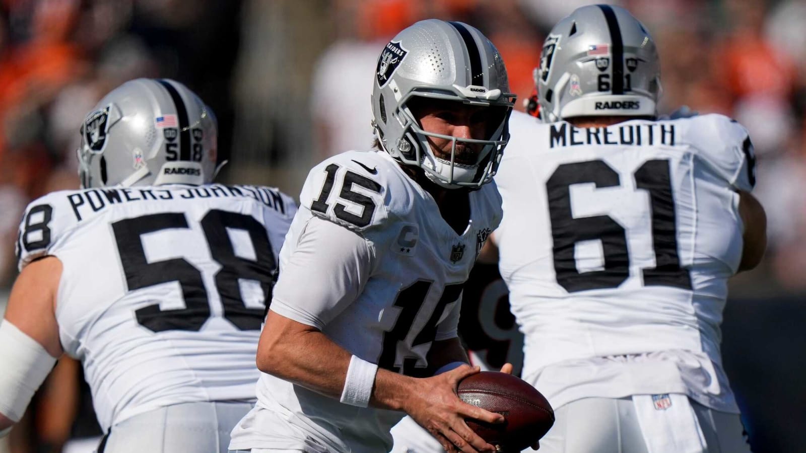 Raiders name Week 11 starting quarterback