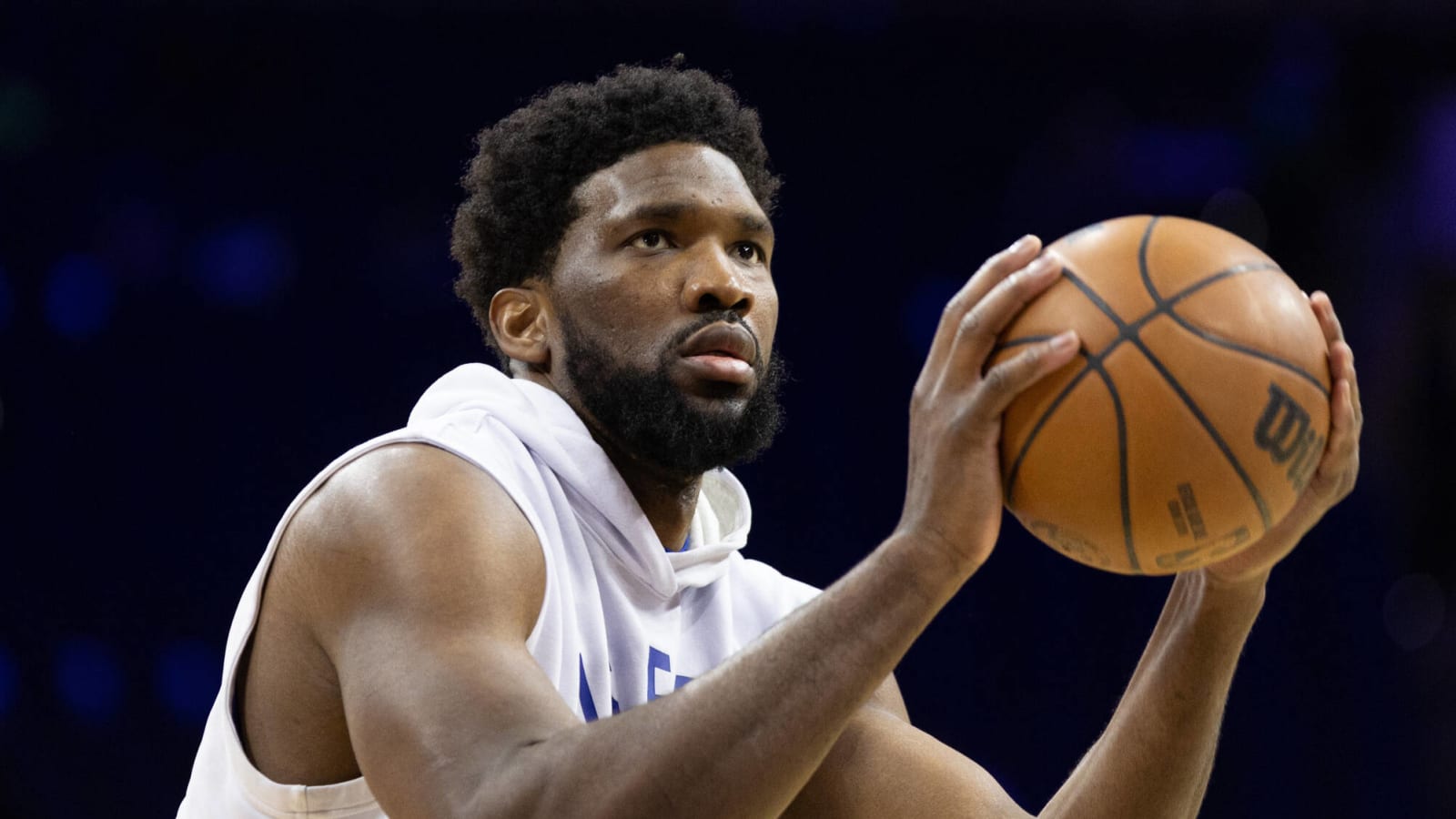Watch: Trying to do James Harden’s stepback, Joel Embiid fails miserably