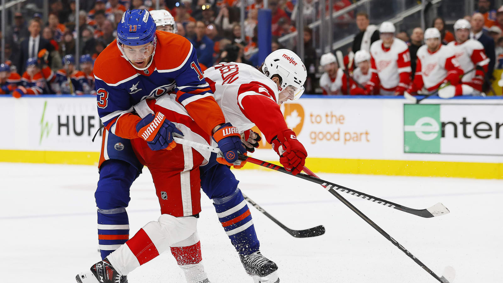 Oilers significantly shake up lineup, healthy scratch could hint at trade deadline plans