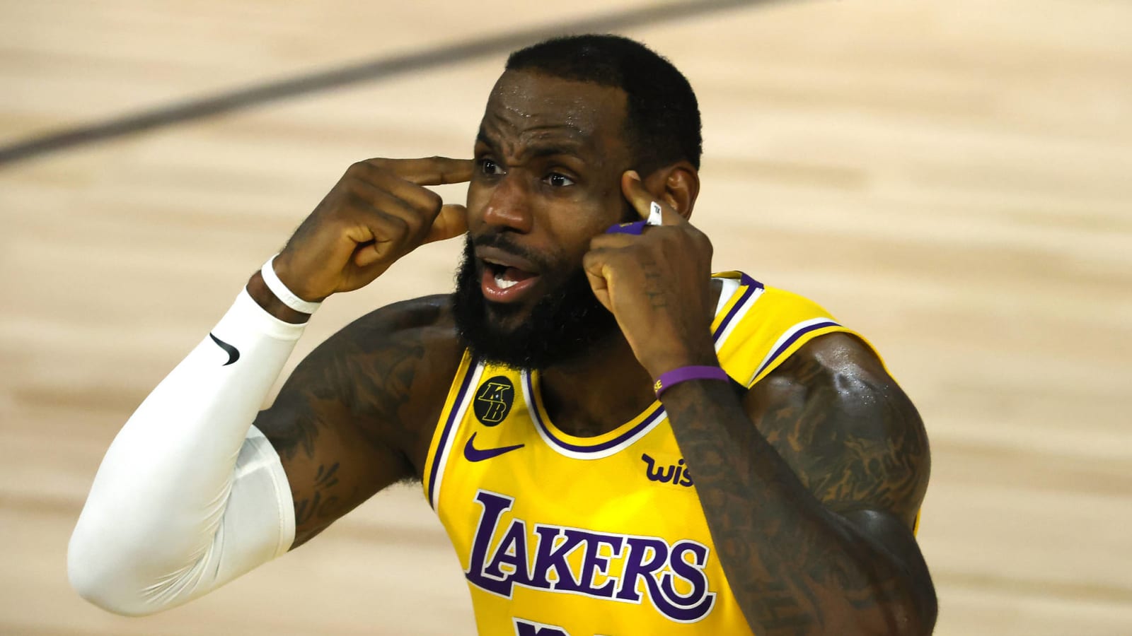 LeBron James hints at some issues off the court