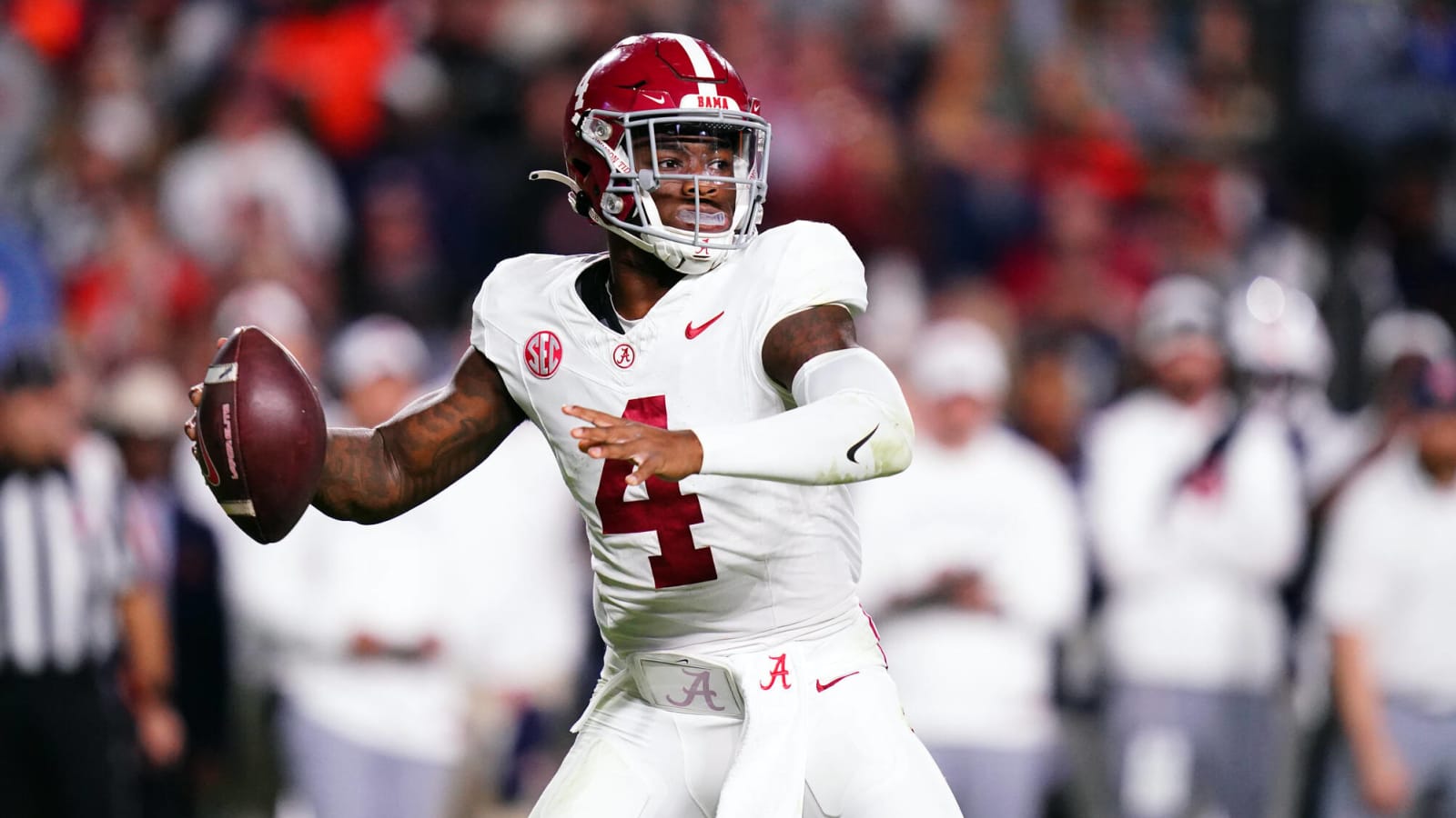 Jalen Milroe reveals he’s much bigger than his listed height and weight