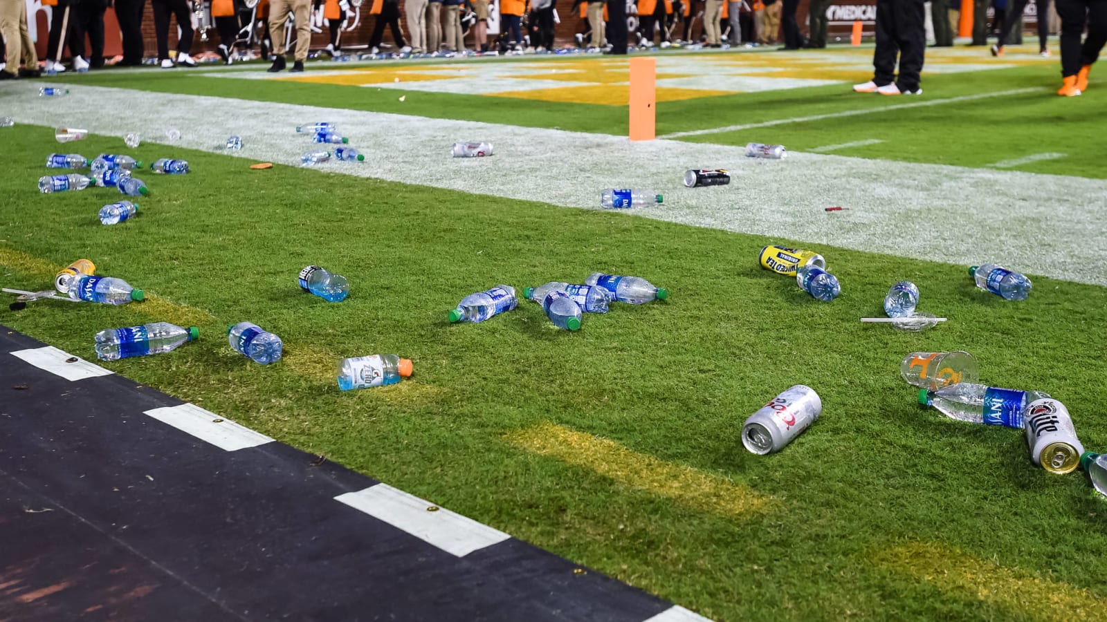 Tennessee fined over trash-throwing incident