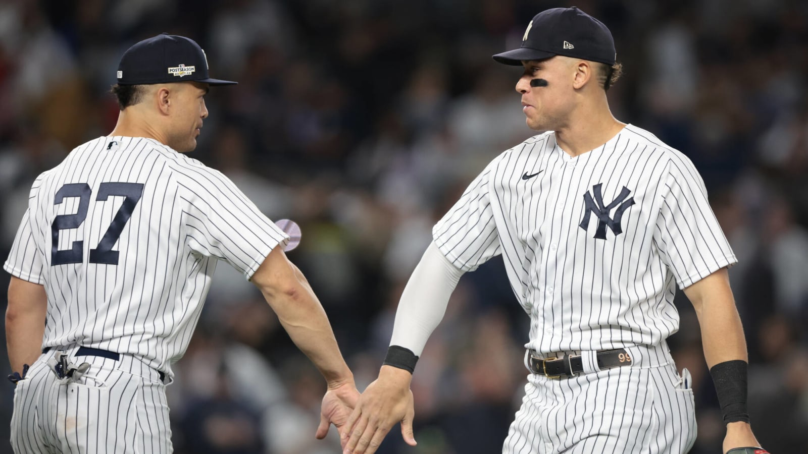 Aaron Judge apologizes to Giancarlo Stanton after winning AL MVP