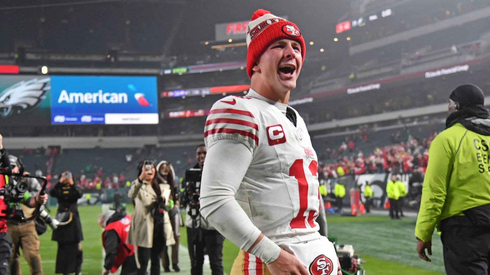 Key stats from the 49ers&#39; 42-19 Week 13 win vs. the Eagles