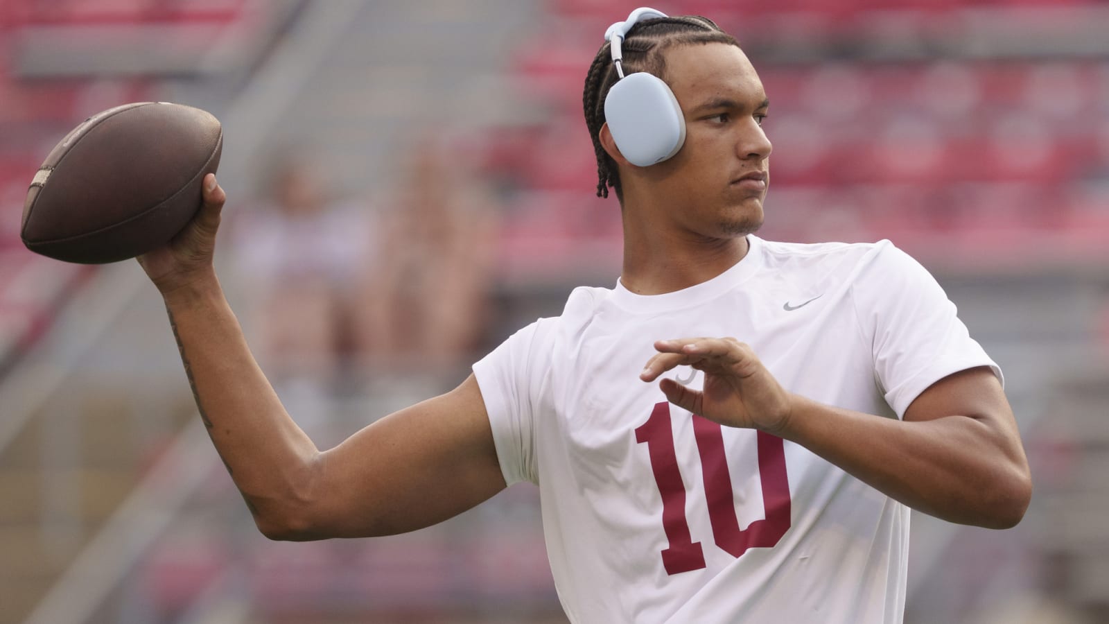 Alabama backup QB emulating LSU QB at practice