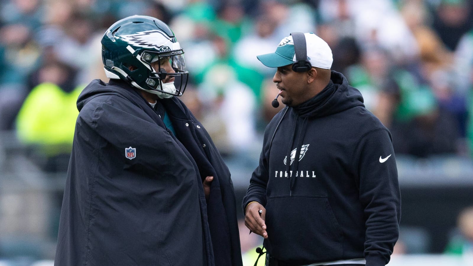 Was Eagles' Jalen Hurts upset over firing of OC Brian Johnson?