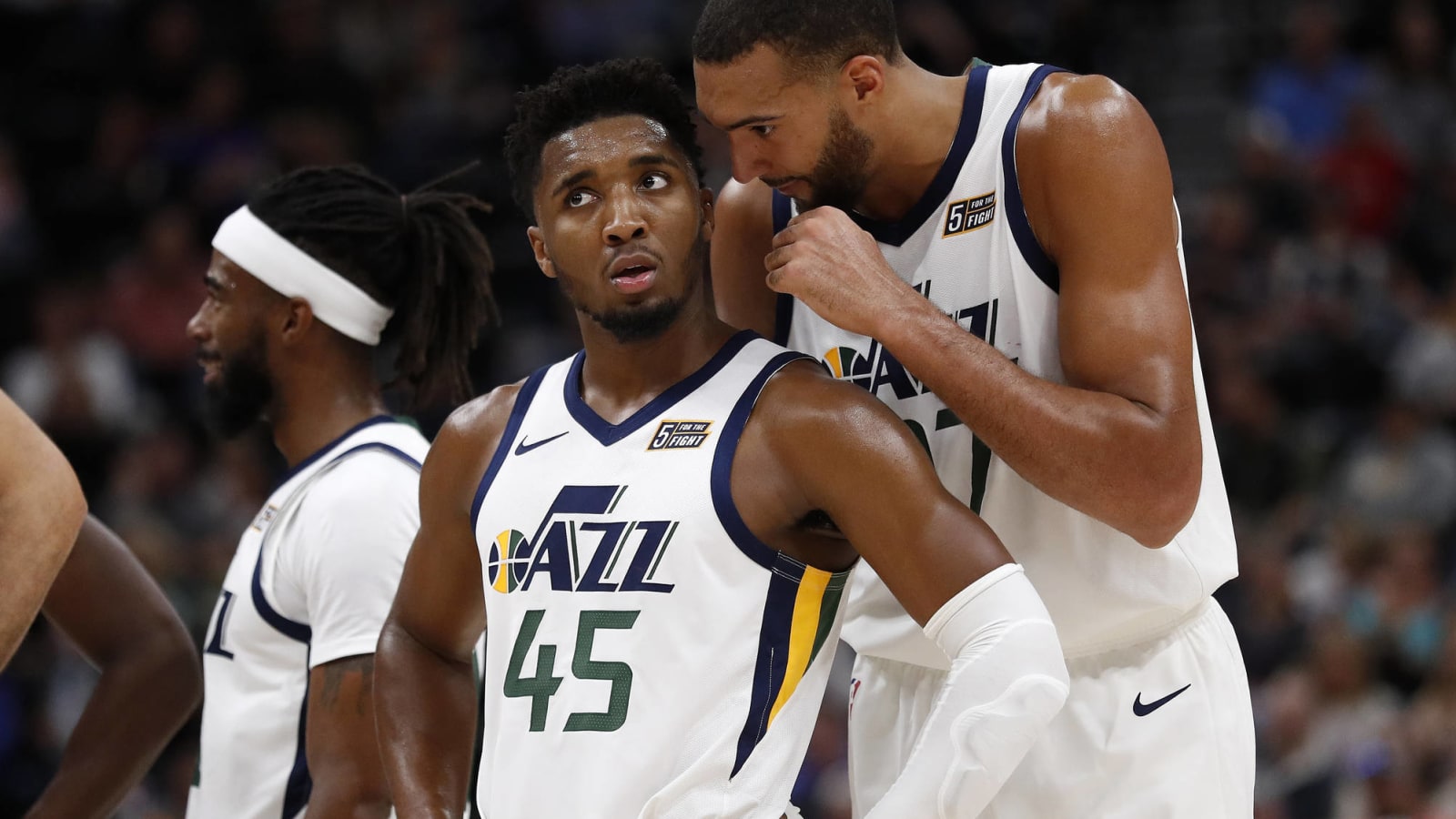 Donovan Mitchell comments on relationship with Rudy Gobert