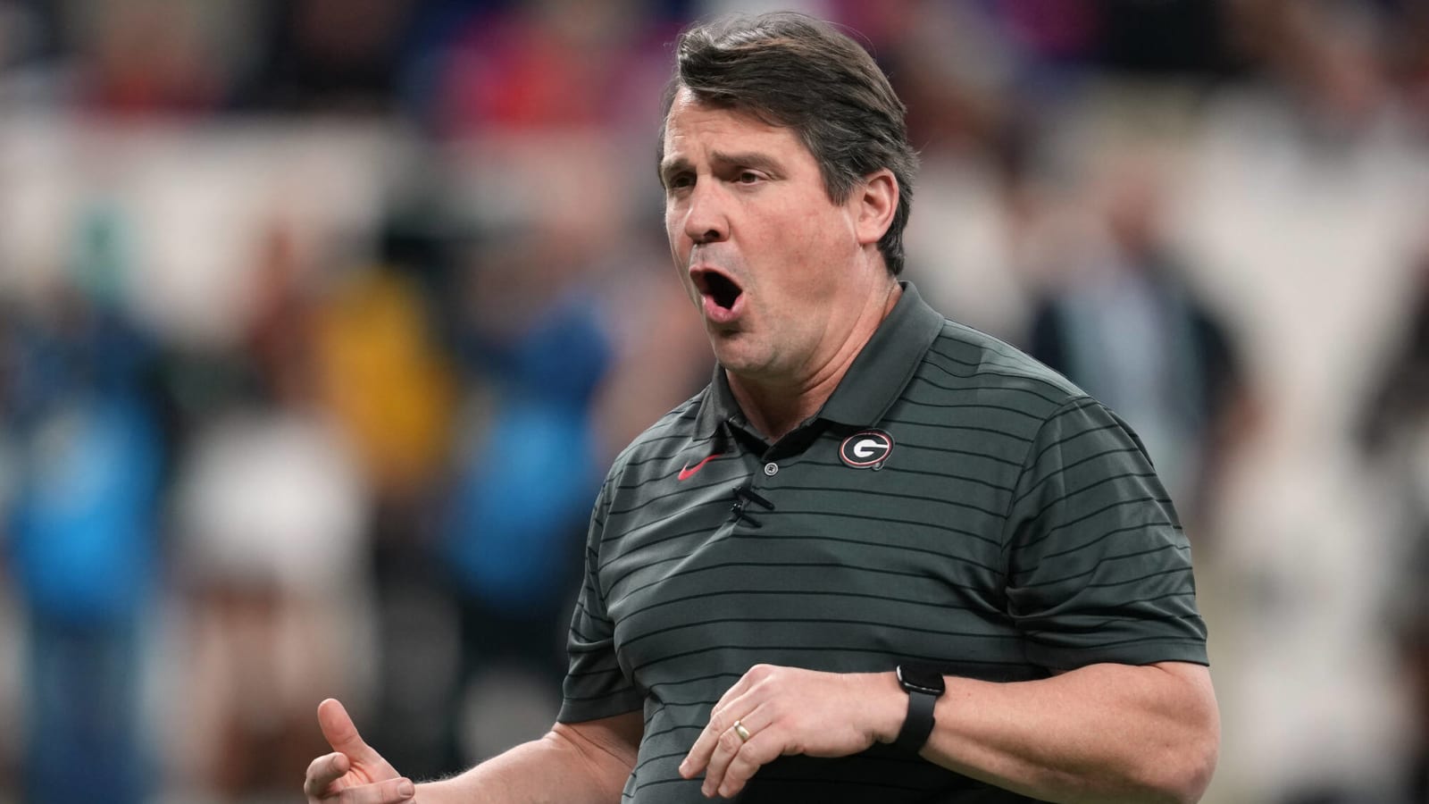 Watch: Georgia's Will Muschamp reacts to son playing in Orange Bowl