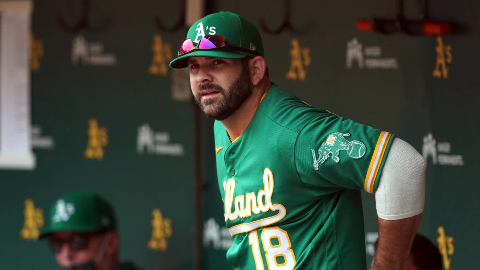 A's reinstate Mitch Moreland from IL, designate Frank Schwindel for assignment