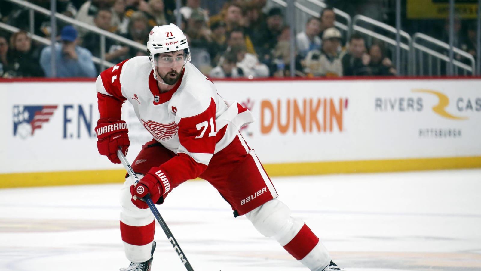 Injury Forces Larkin Out of WC; Red Wings Prospect Added to Roster