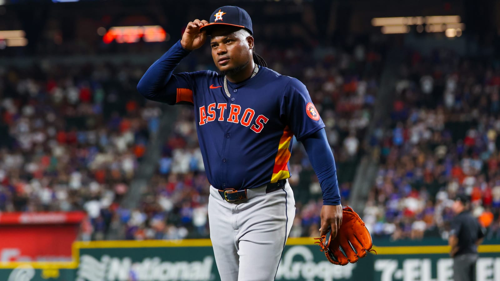 Houston Astros Pitcher Framber Valdez Loses No-Hitter