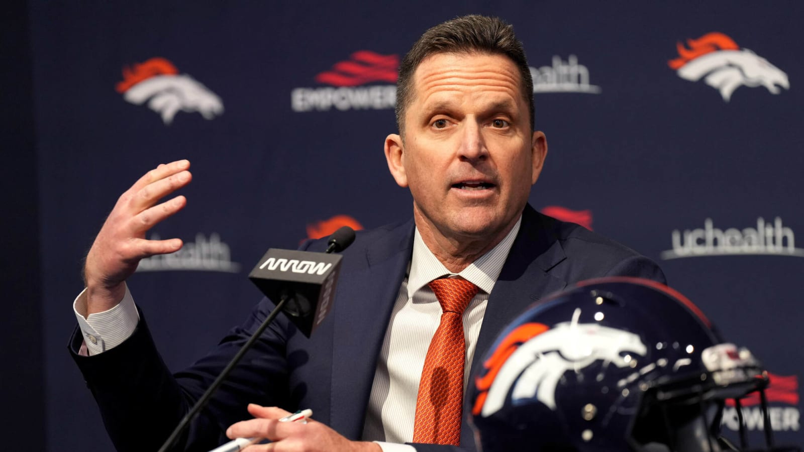 Broncos GM indicates they're interested in drafting another RB