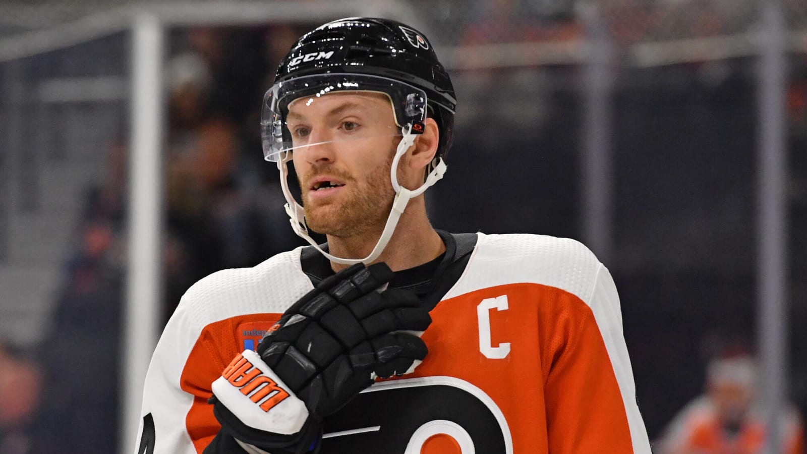 Sean Couturier left out 34 days after being named captain