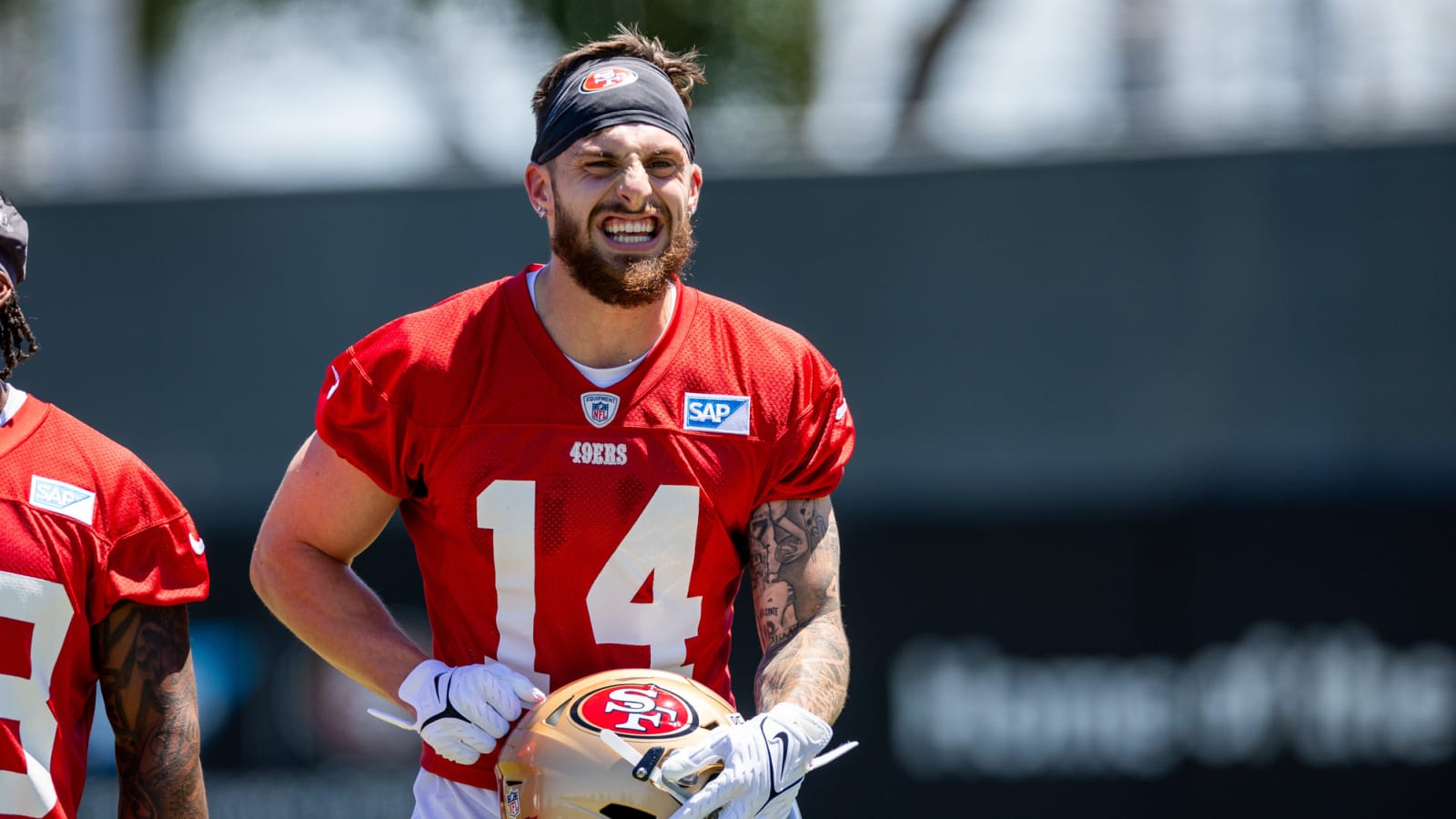 Ricky Pearsall back in 49ers weight room after being shot