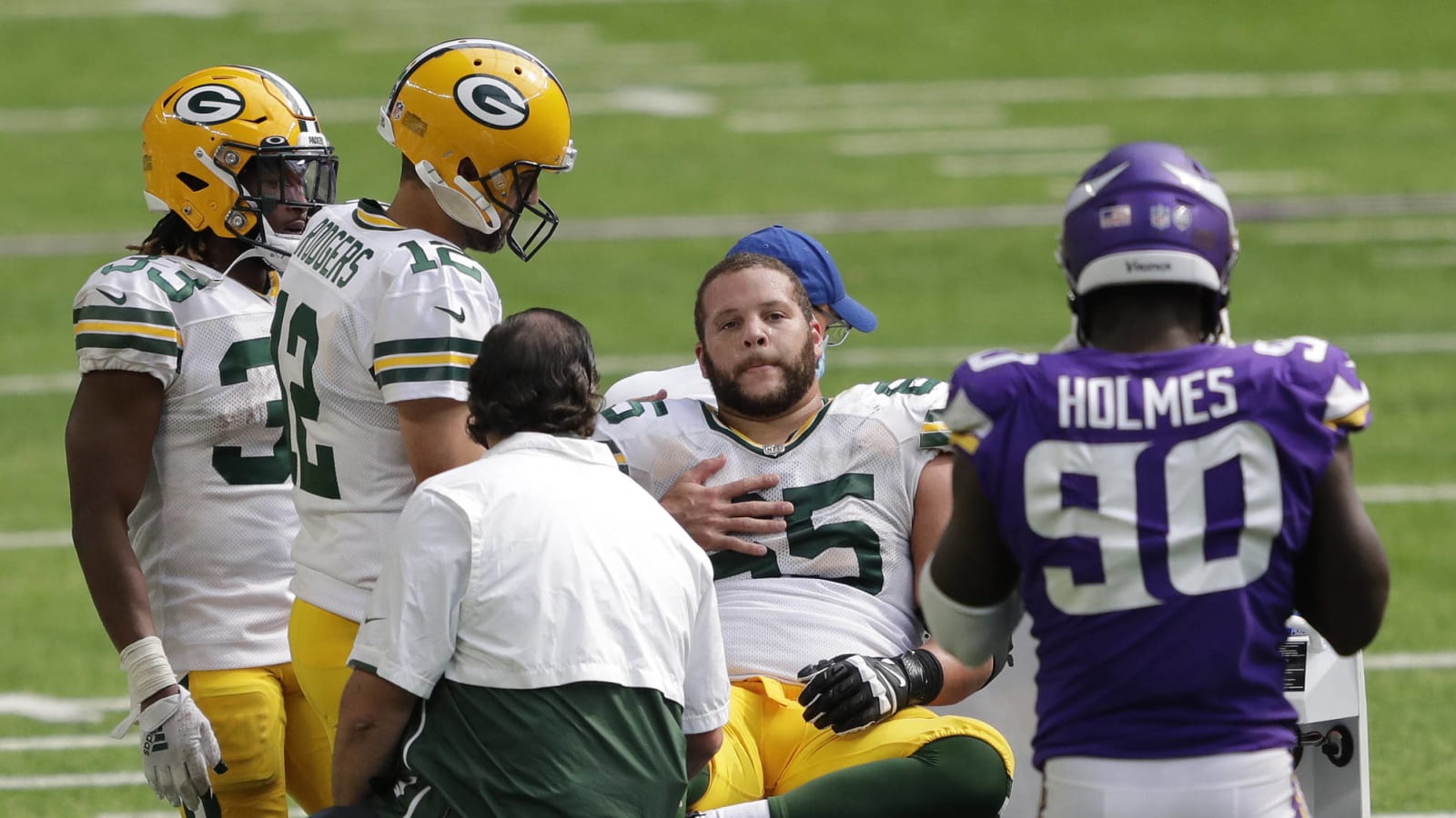 Packers lose starting guard Lane Taylor to season-ending knee surgery