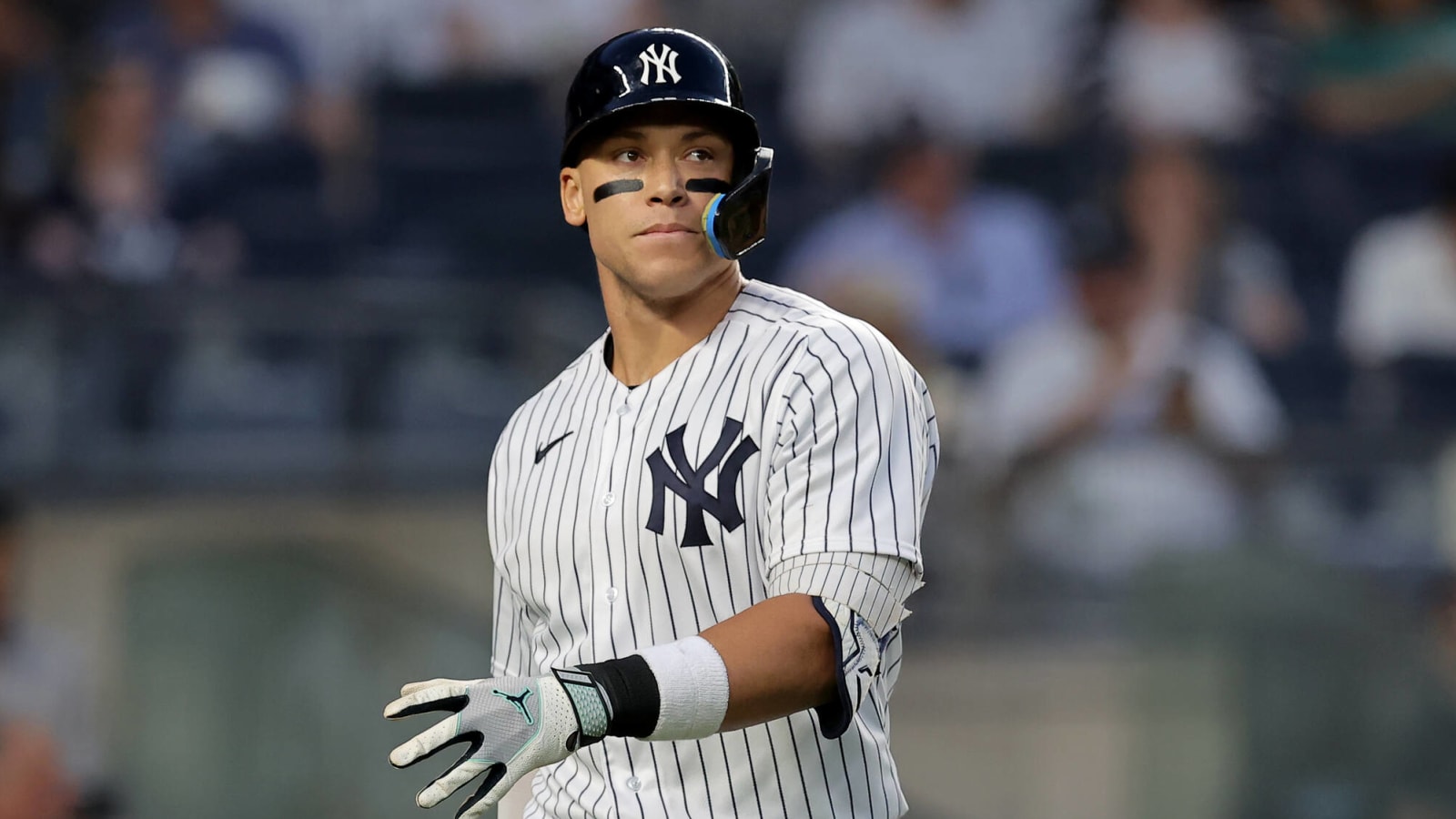 Aaron Judge reacts to Yankees' offensive woes