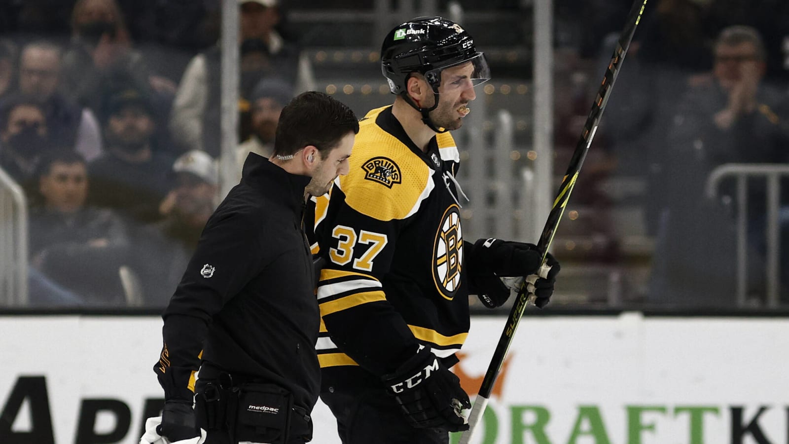 Patrice Bergeron to miss next game with upper-body injury