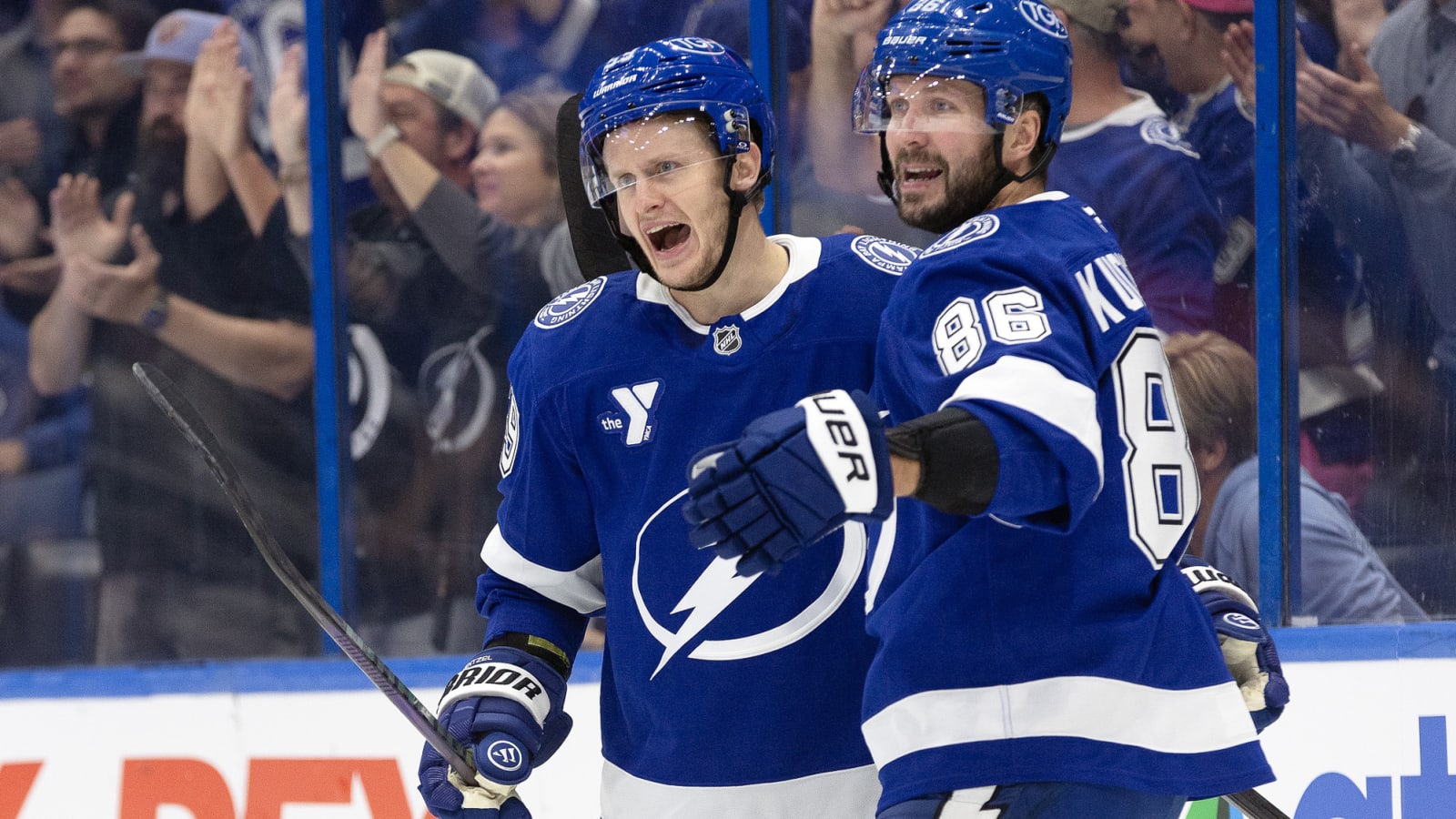 Lightning Defeat Canucks in Hurricane-Postponed Home Opener