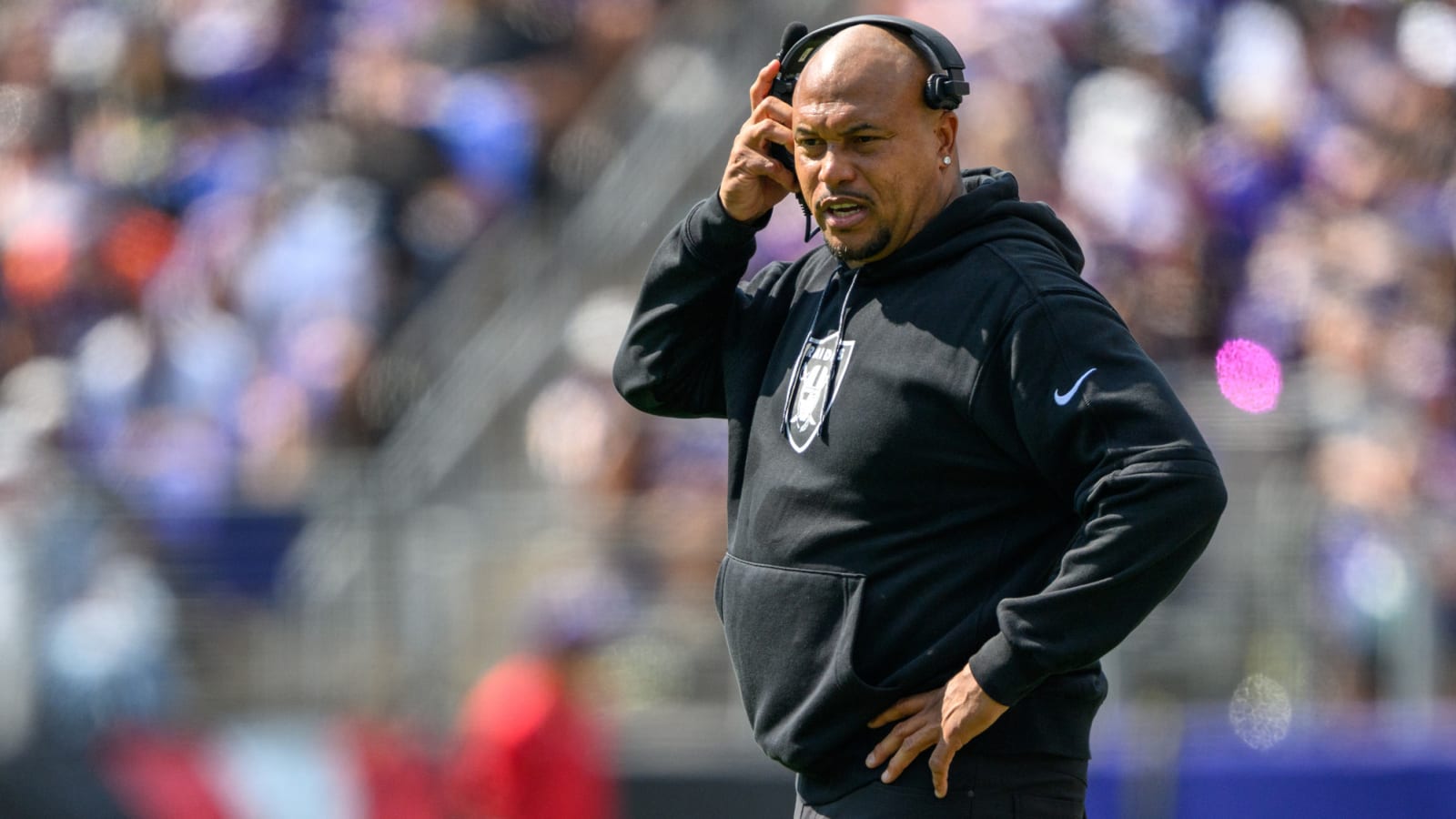 Raiders&#39; Antonio Pierce was caught off guard by the huge change the Panthers made before their matchup