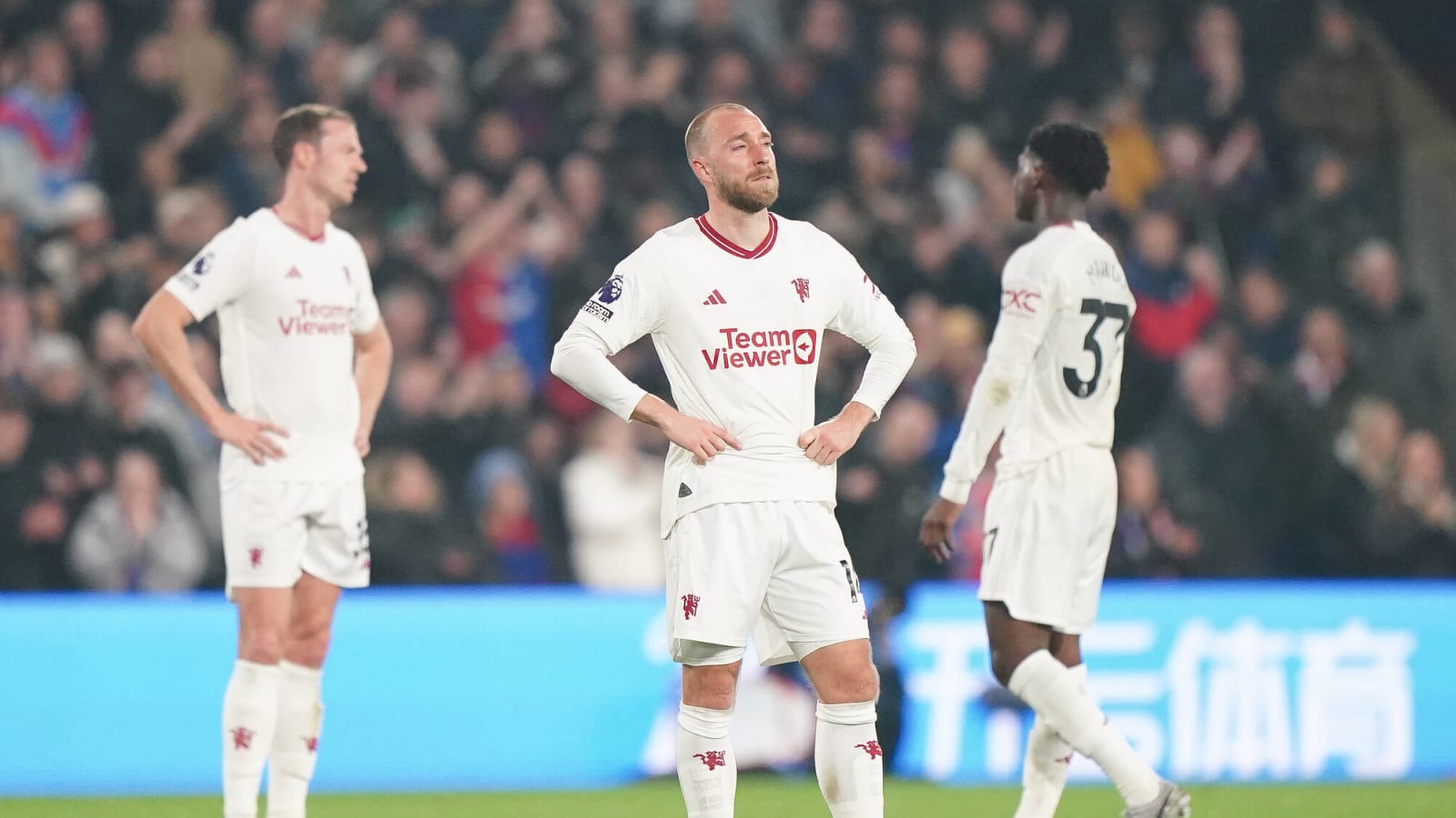 ‘Disappointed’ Christian Eriksen claims Manchester United players will take all the blame for humiliating performance against Crystal Palace