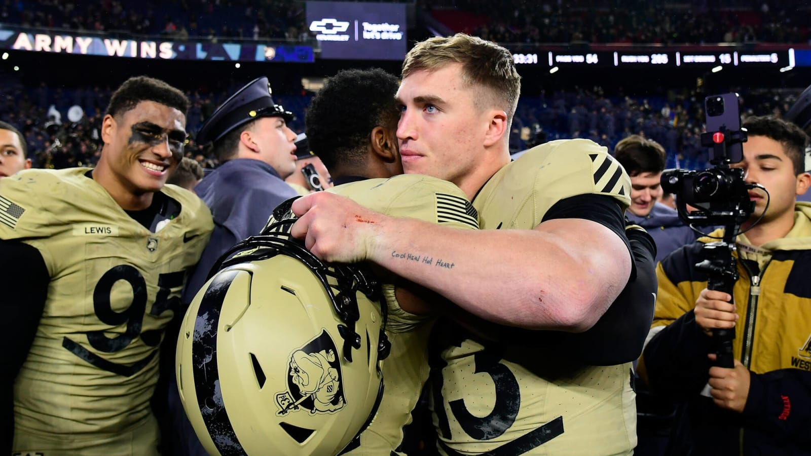 Watch: Army holds off Navy with game-winning goal line stand