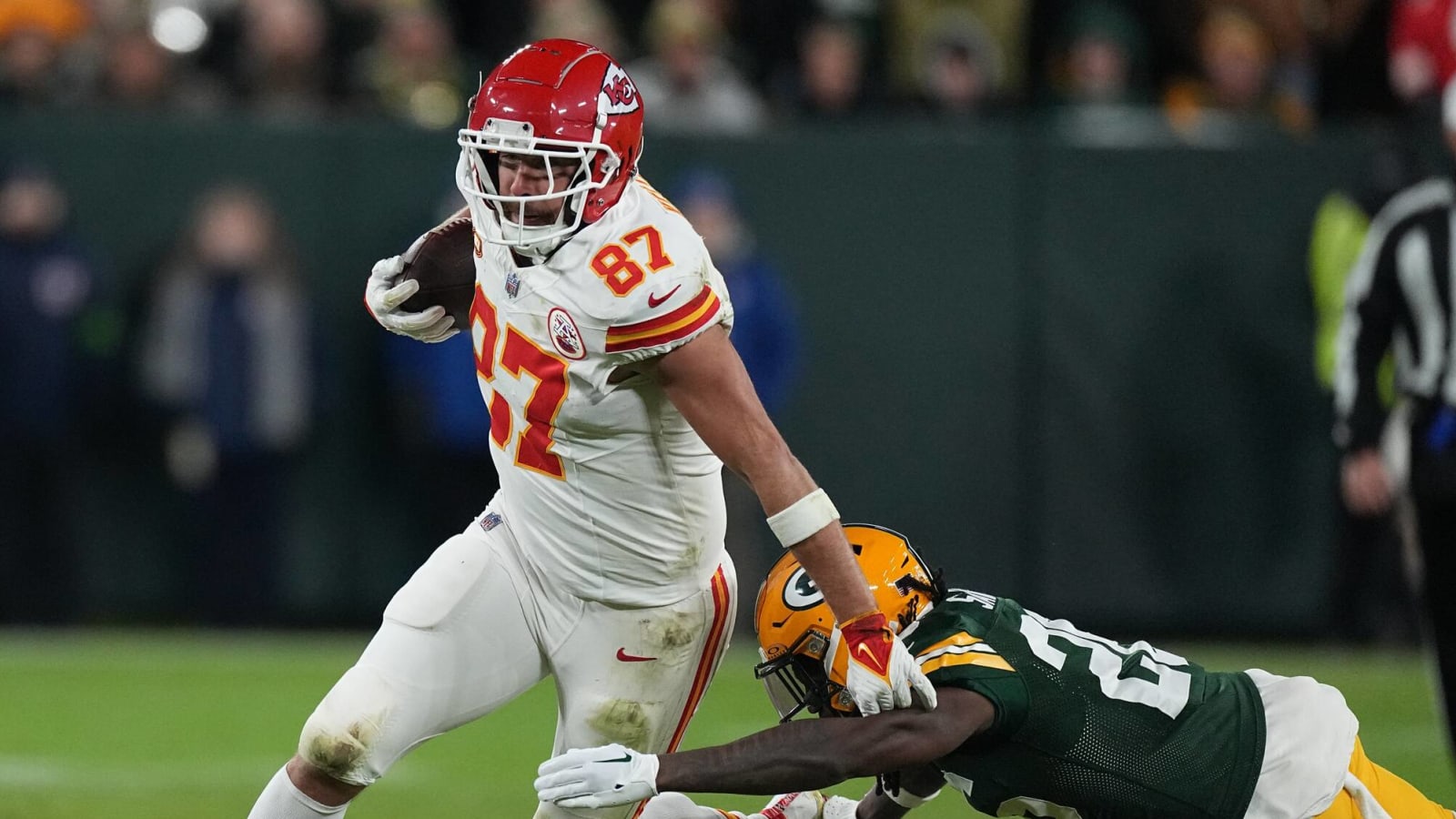 Travis Kelce, Connor Bedard Exchange Compliments