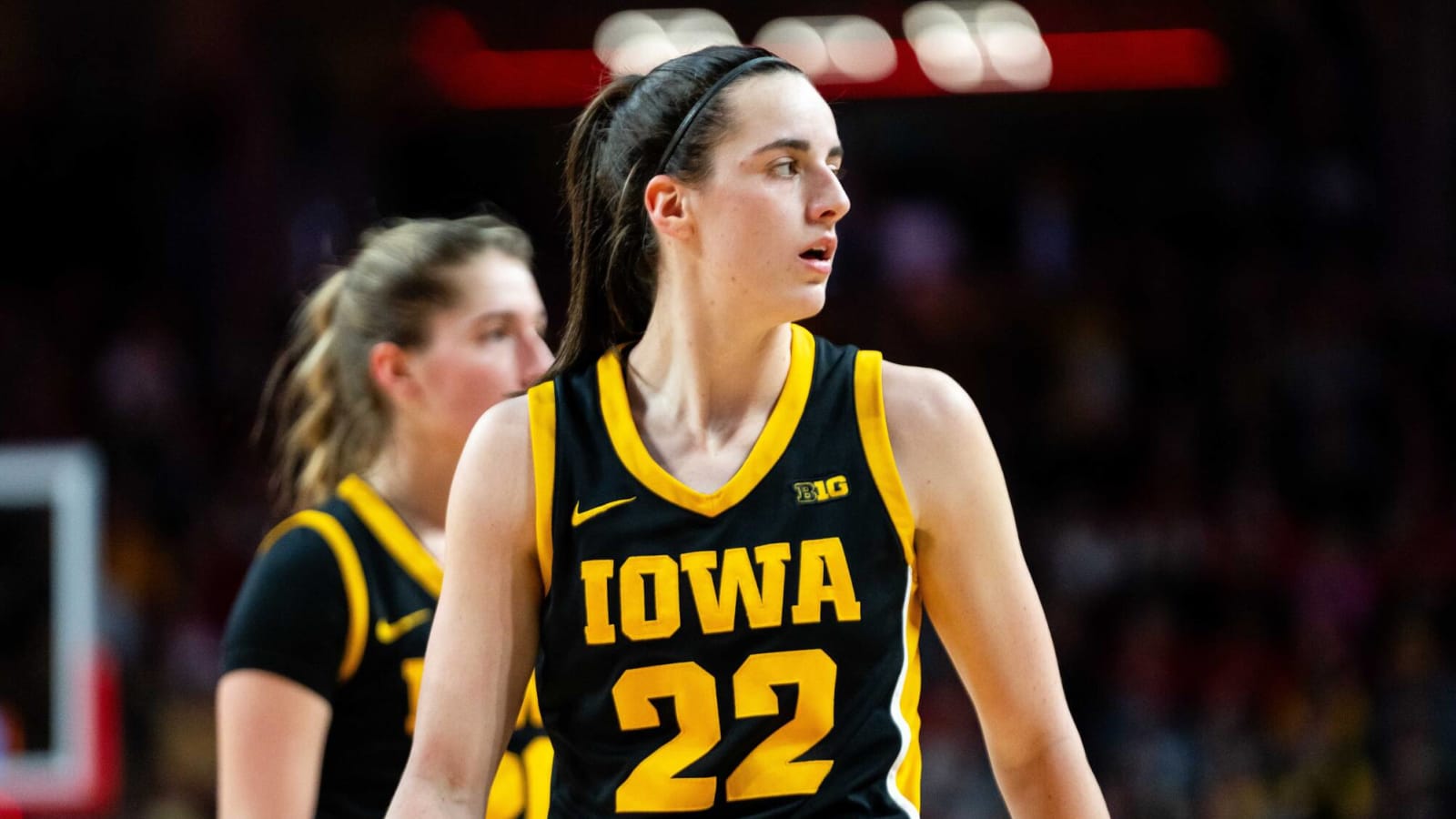 Iowa's Clark sidesteps record talk following loss to Nebraska