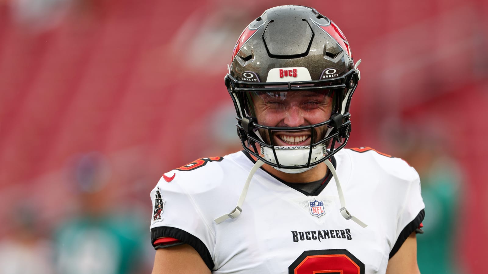 Buccaneers' Mayfield reacts to Panthers benching Young