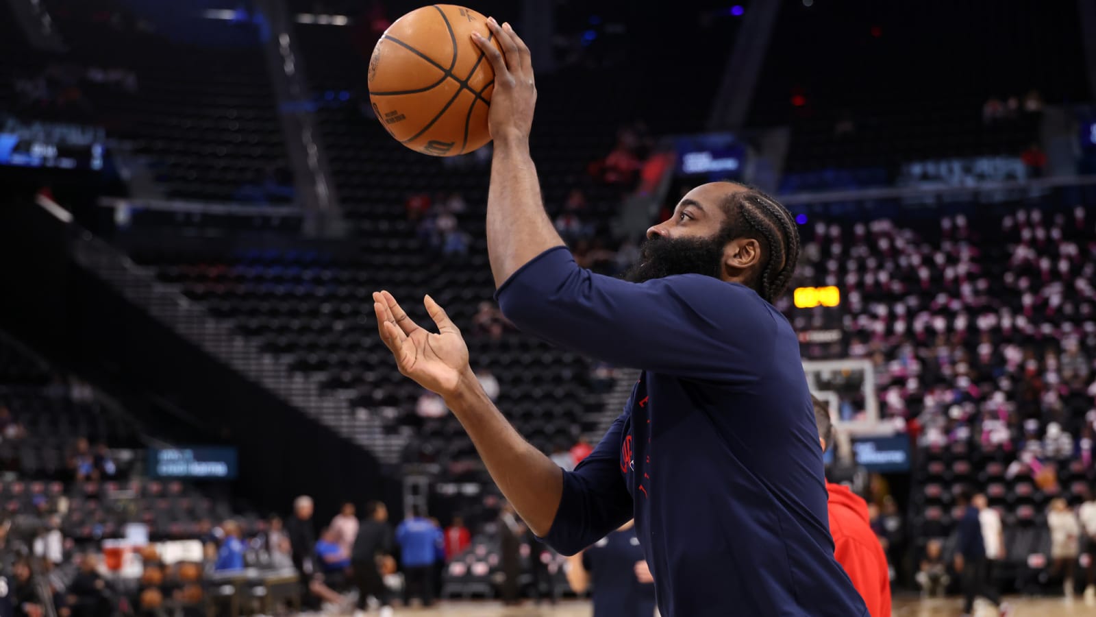 Clippers' Harden takes an apparent shot at a former teammate