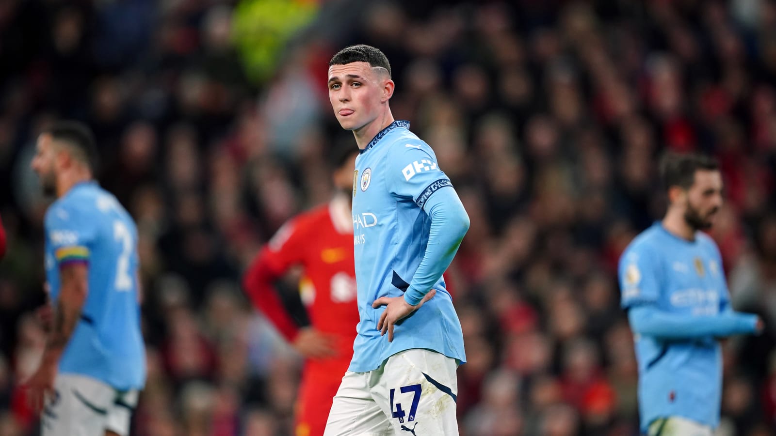 Two of Manchester City’s injured players are pictured training ahead of Juventus clash