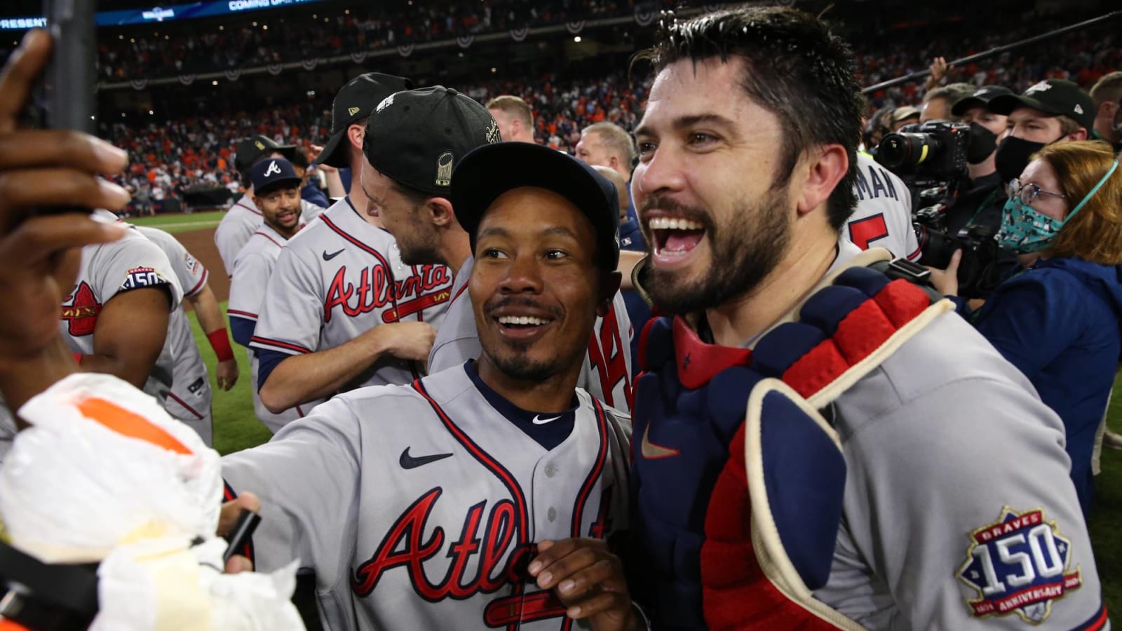 The Latest: Braves win first World Series title since 1995