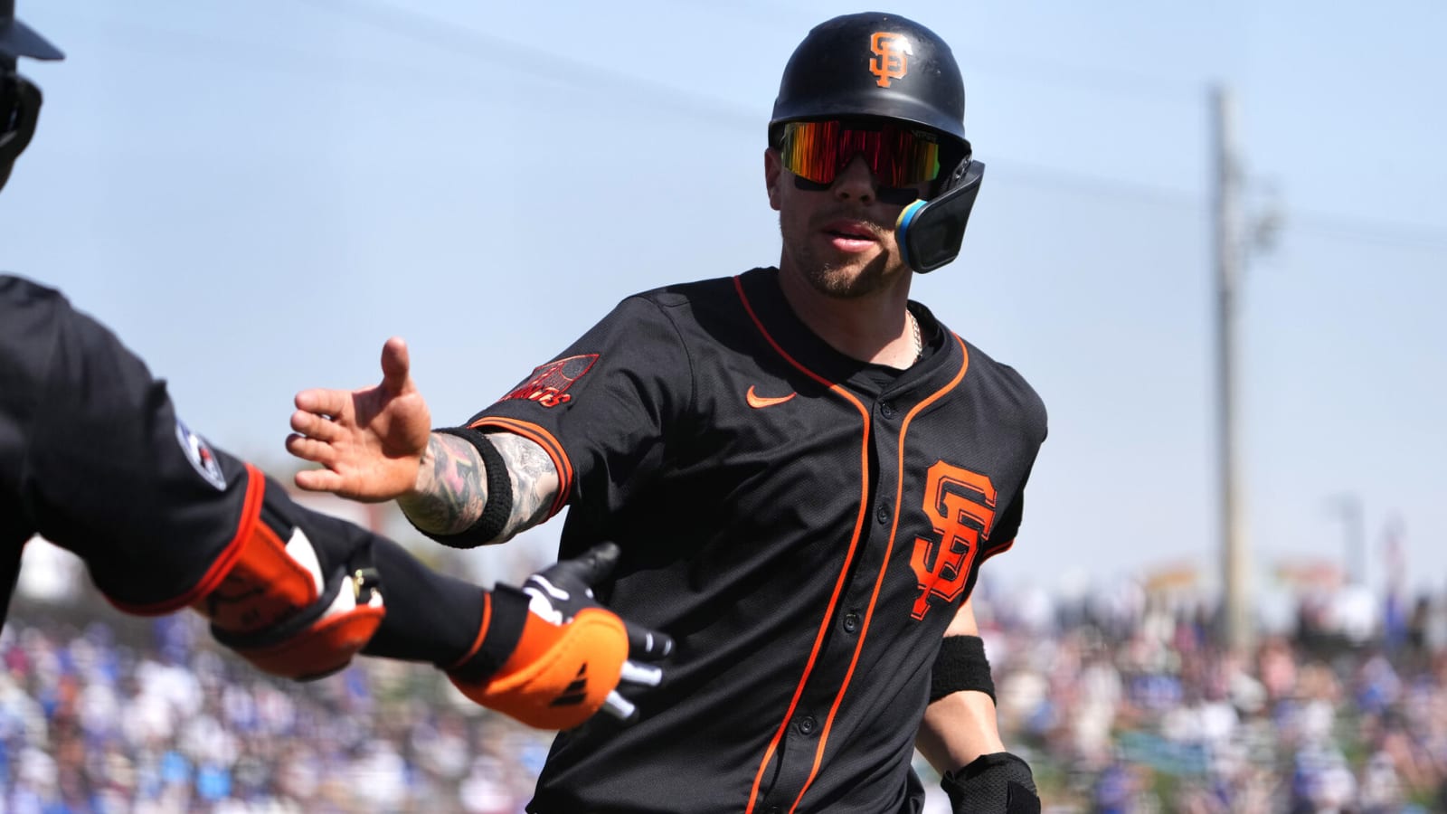 Giants select infielder Christian Koss to make MLB debut