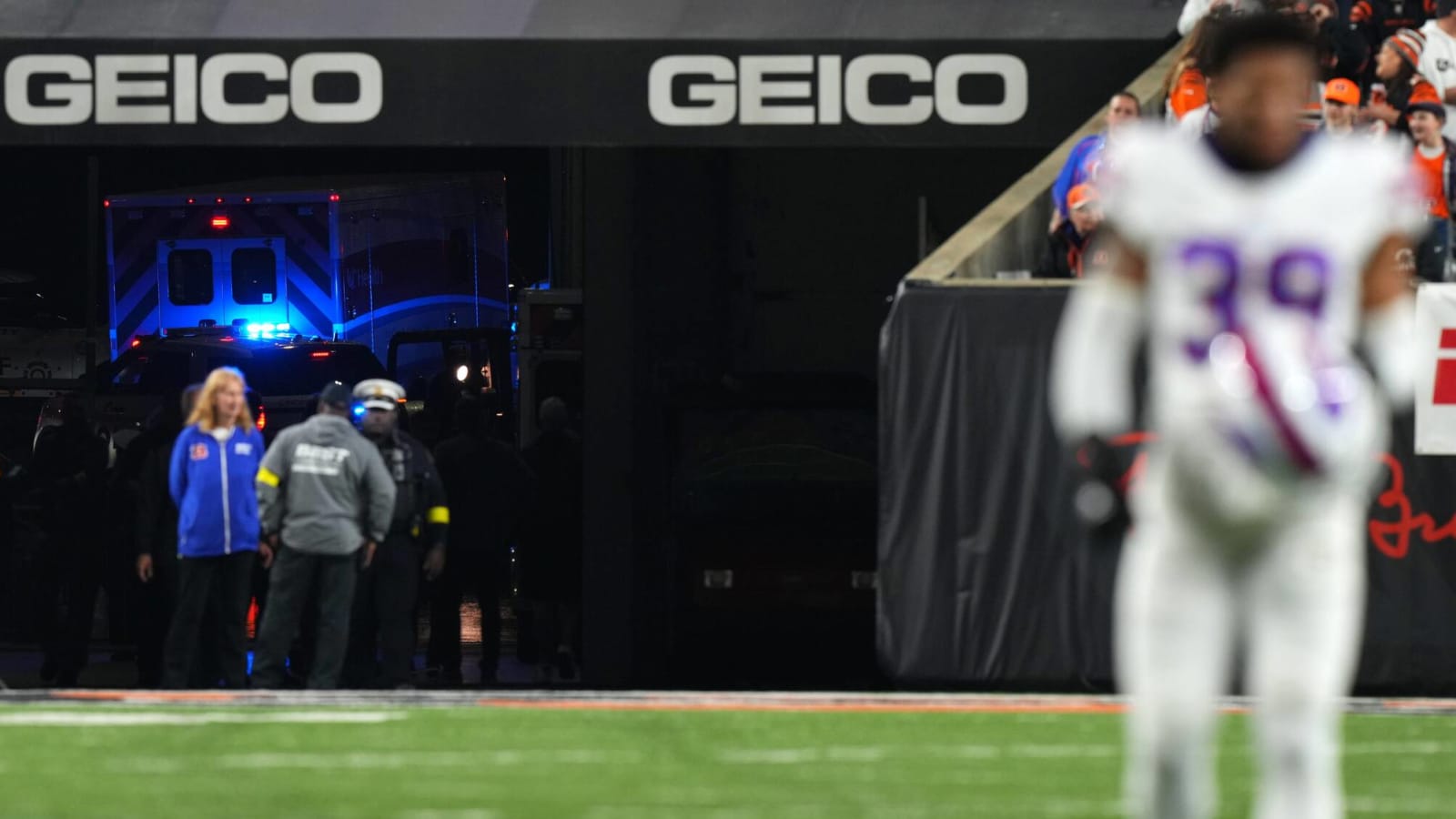 Bills announce Damar Hamlin suffered cardiac arrest on the field