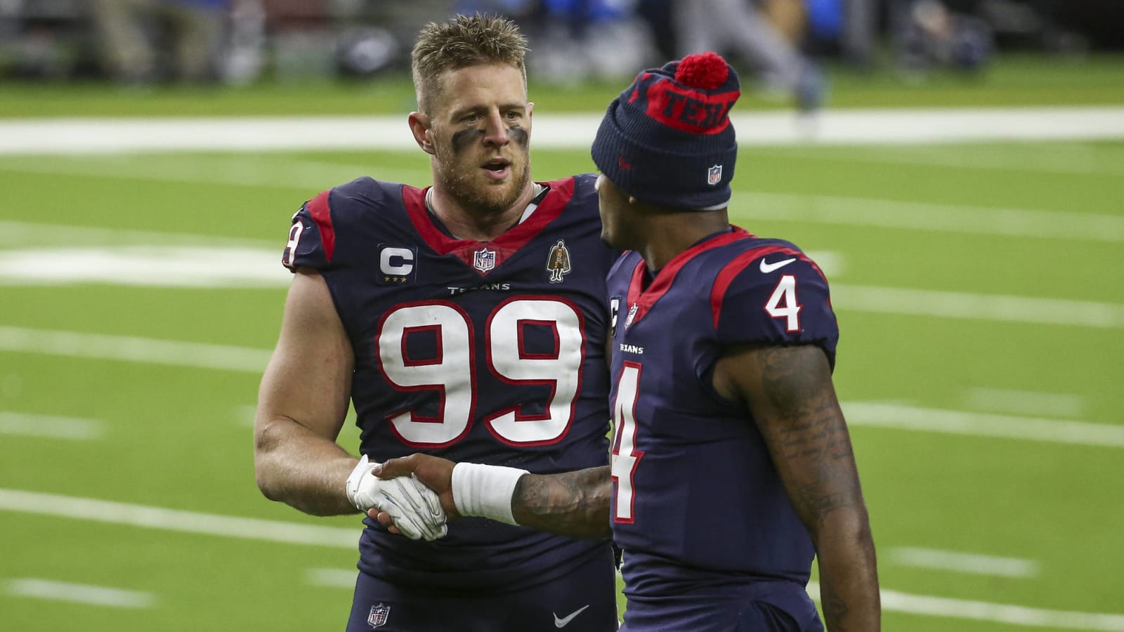 J.J. Watt only wants Deshaun Watson to be 'happy'