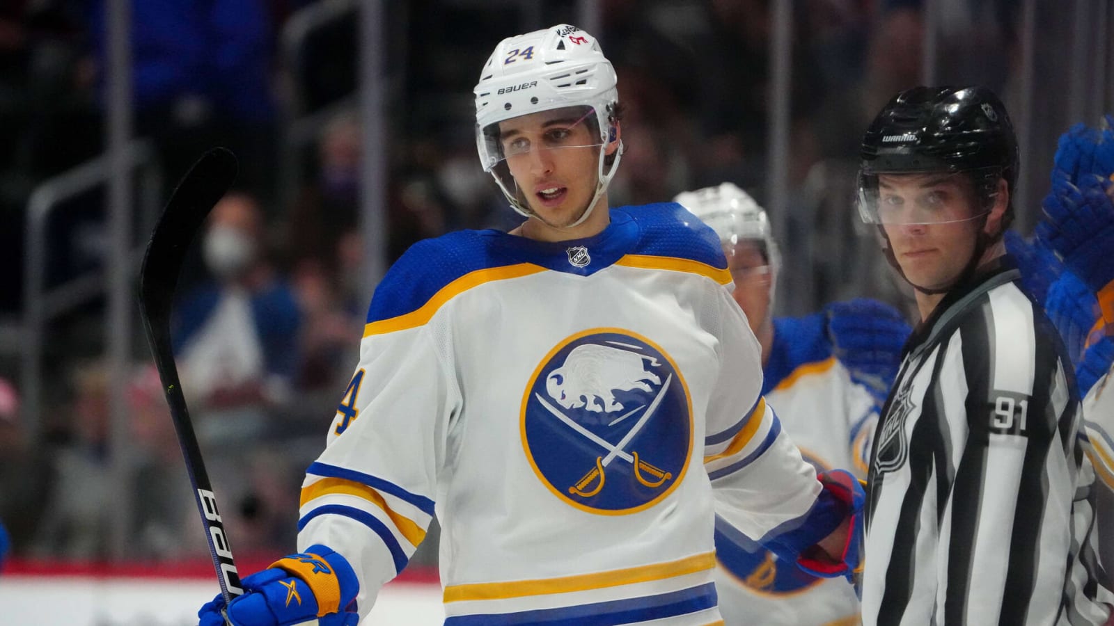 Sabres' Dylan Cozens receives maximum fine for cross-check