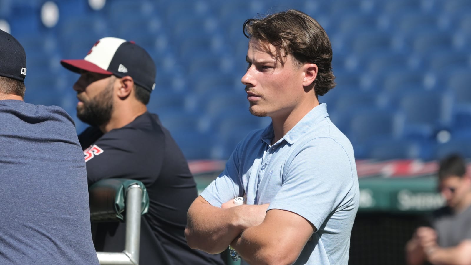 MLB Draft's top pick draws All-Star crowd at Guardians BP