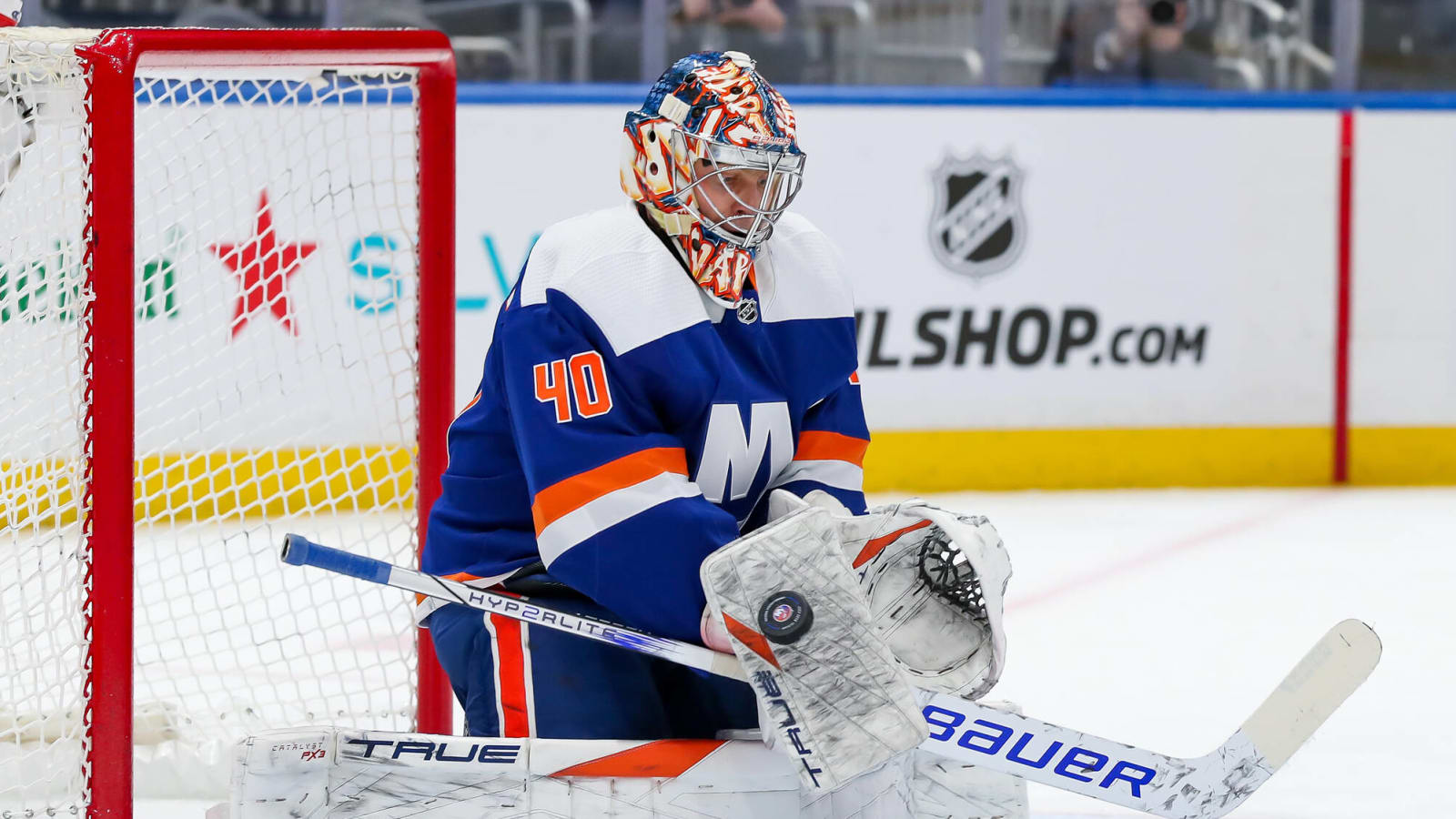 Varlamov Shining for the Islanders