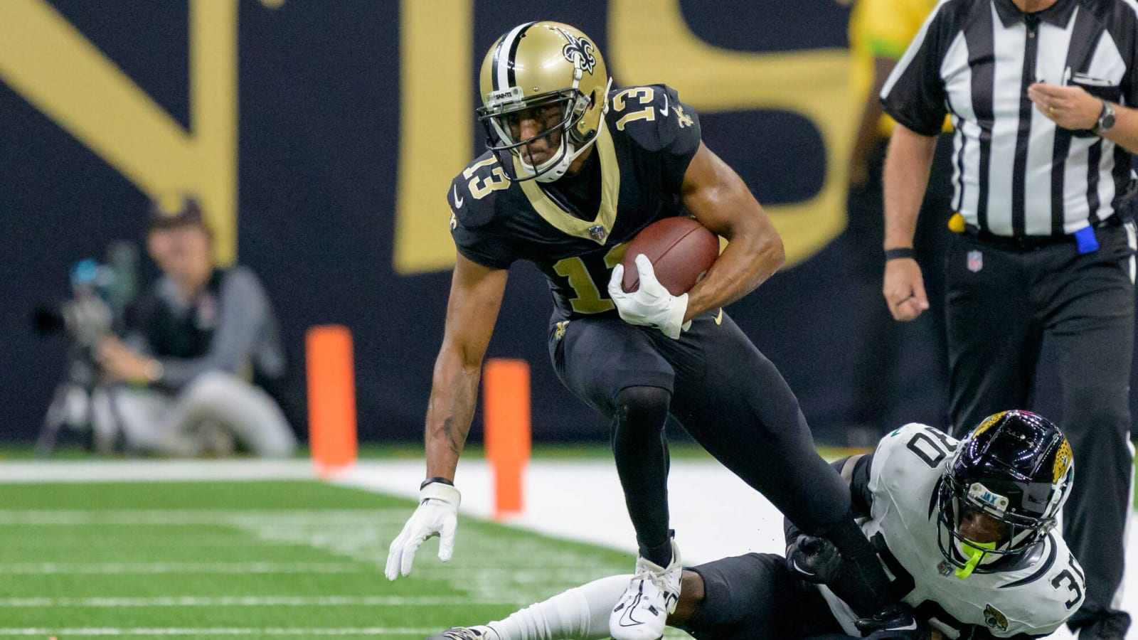 Thomas takes shot at Saints reporter over news about release