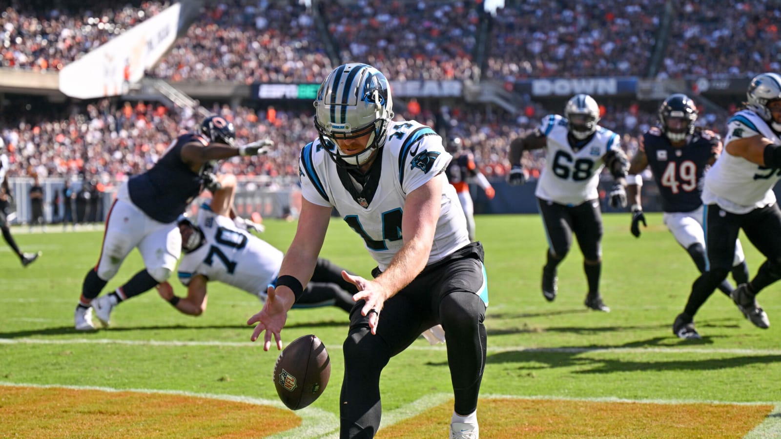Defeat in Chicago for the Carolina Panthers