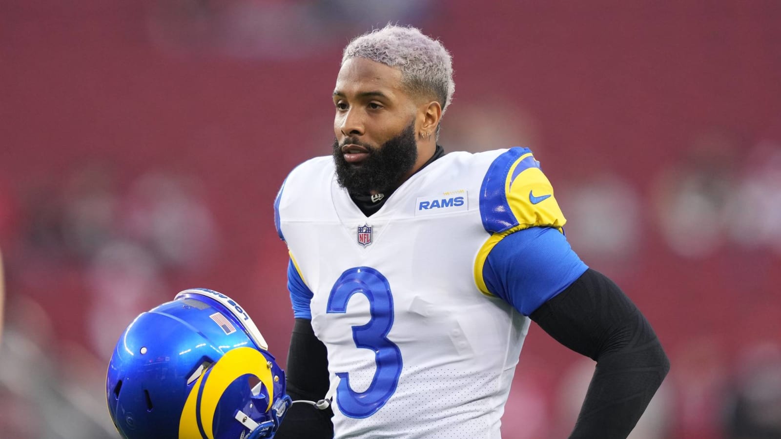 Watch: Rams WR Odell Beckham Jr. pays tribute to viral video star