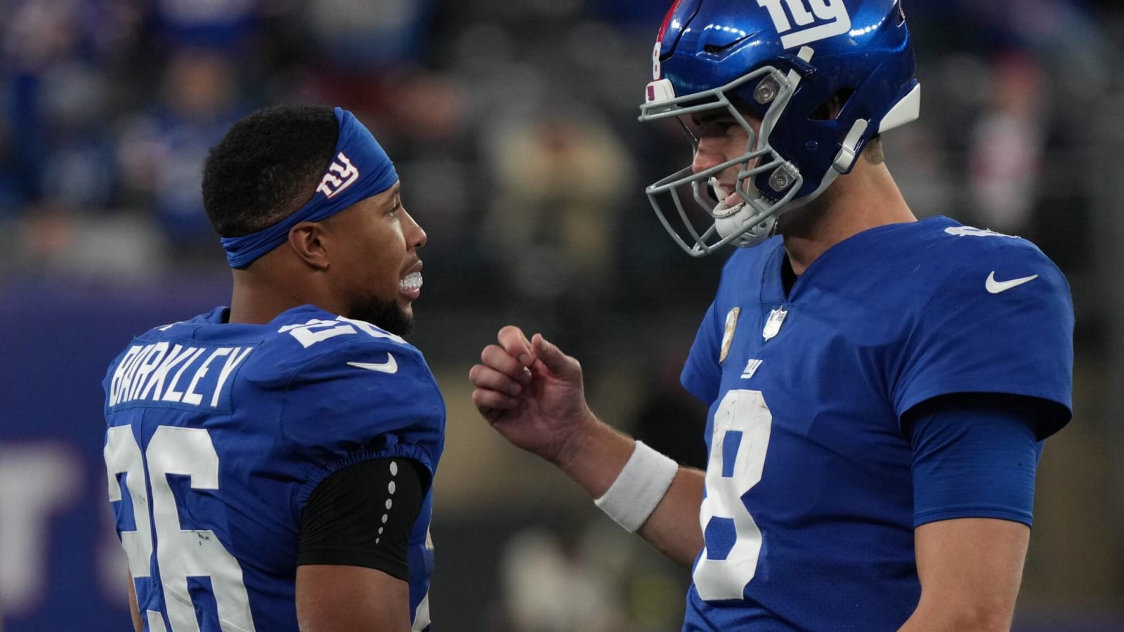 Barkley confirms Giants call Jones 'Vanilla Vick'