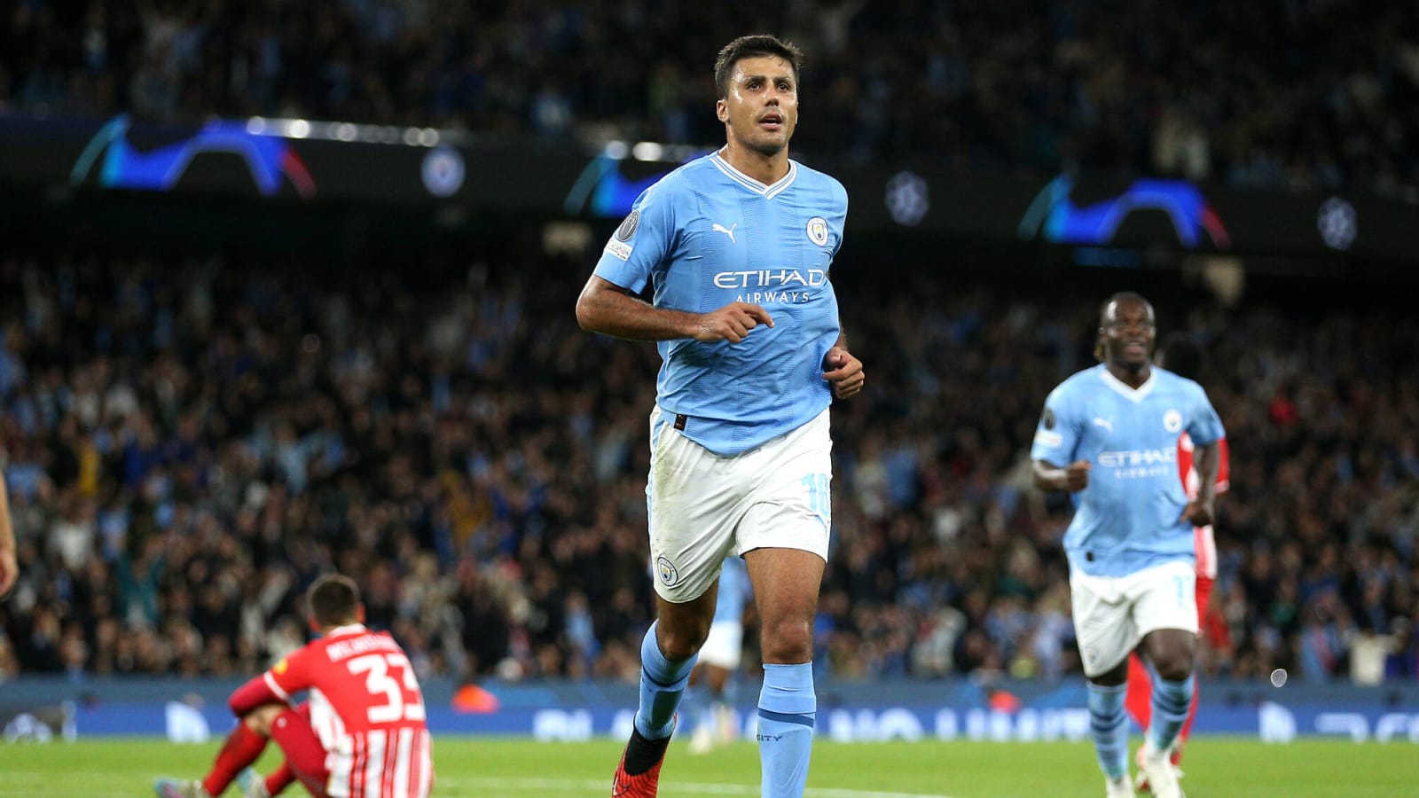 Watch: Rodri at it again in the Champions League scoring another stunner