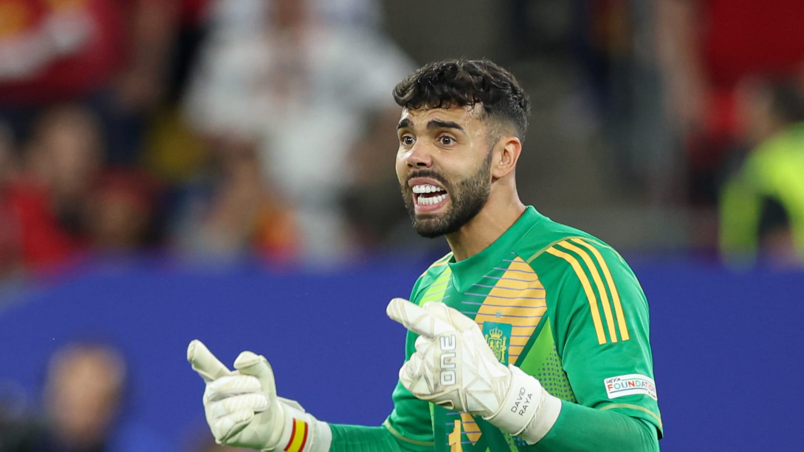 David Raya impresses in his first appearance for Spain at the Euros