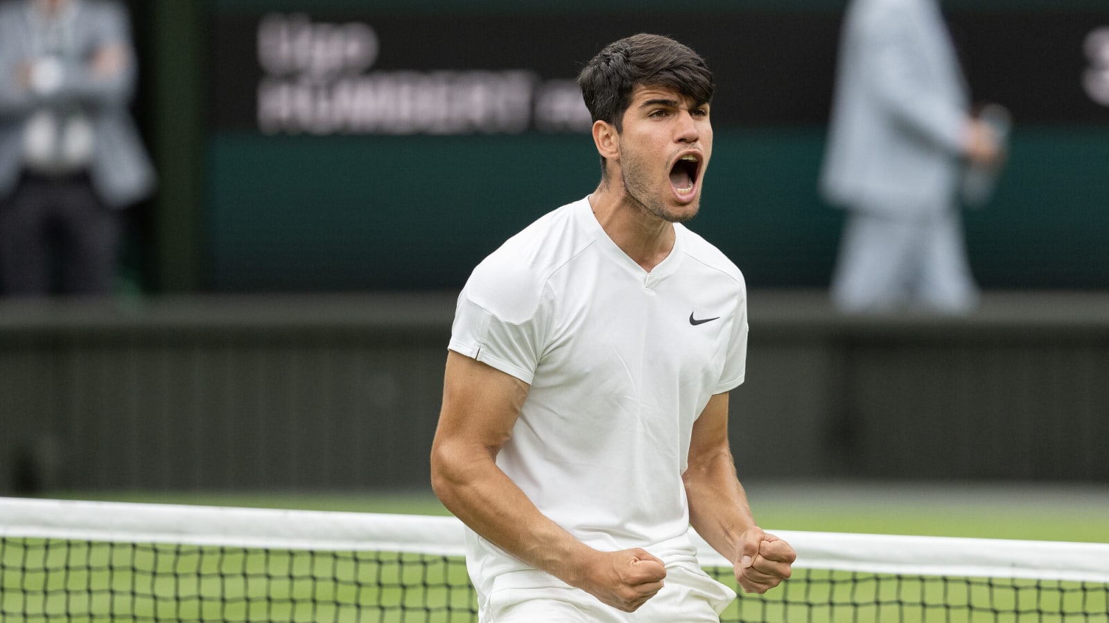 'I don’t think about it,' Carlos Alcaraz quips after hitting a spinning forehand shot in his win against Ugo Humbert