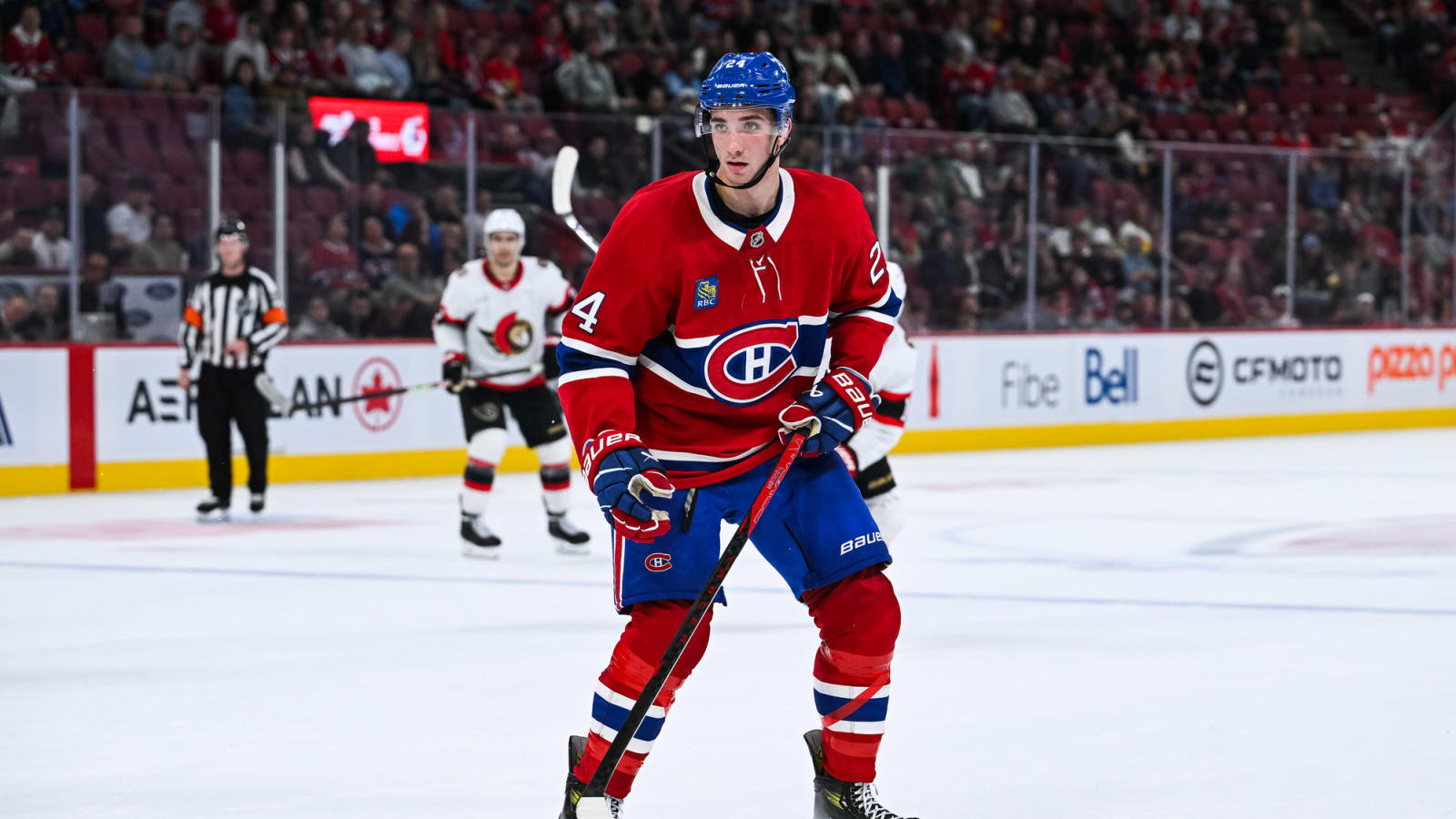 Logan Mailloux had a terrible game against the Penguins.