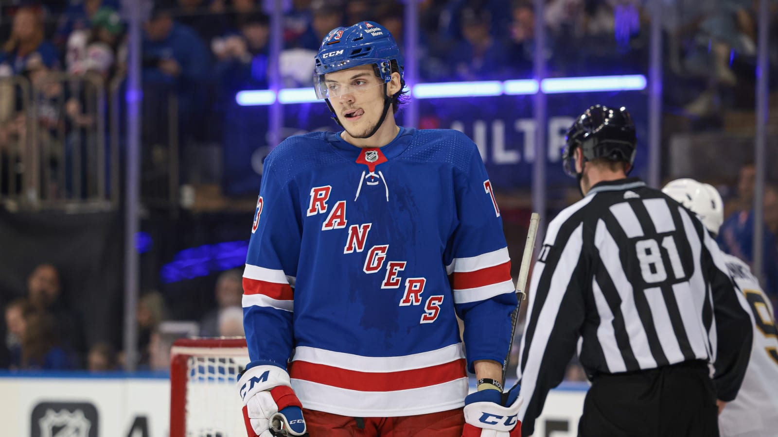 New York Rangers&#39; to Dress Matt Rempe Vs. Toronto Maple Leafs: Will He Face Ryan Reaves?