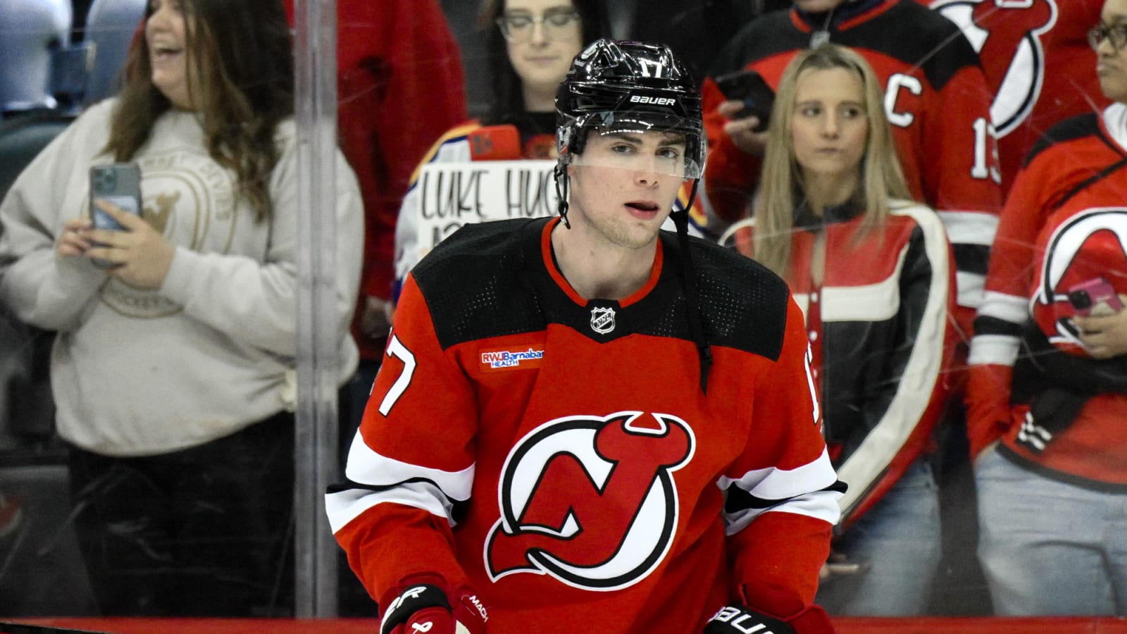  Simon Nemec On Devils Ice for Training Camp