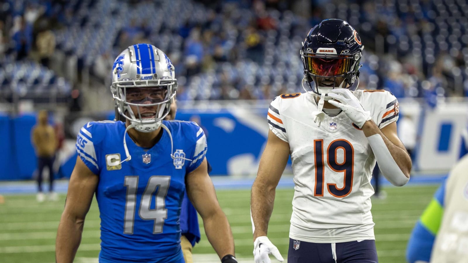 Bears’ Equanimeous St. Brown shares trash talk with brother after beating Lions
