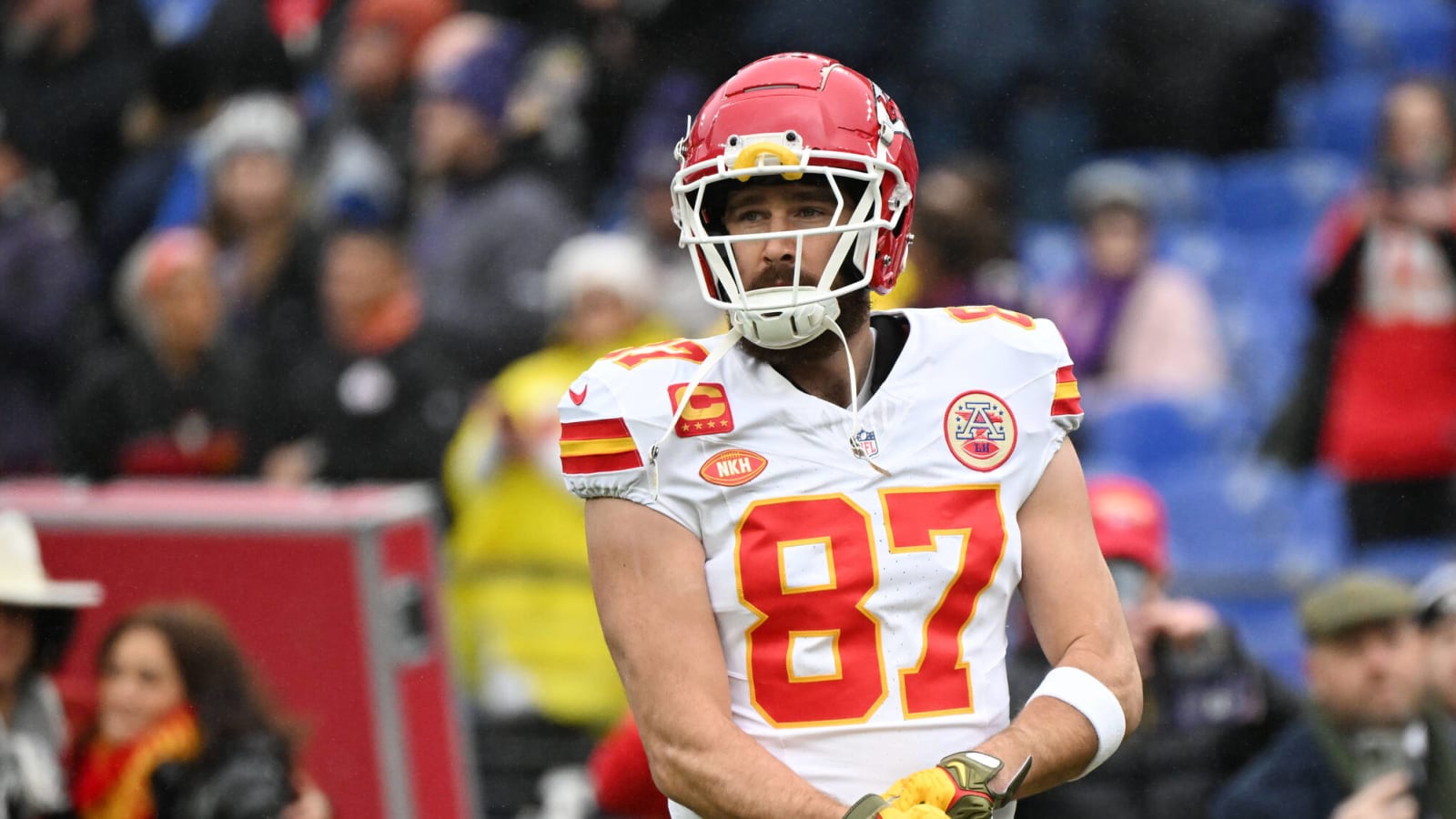 Video shows pregame drama between Travis Kelce, Justin Tucker